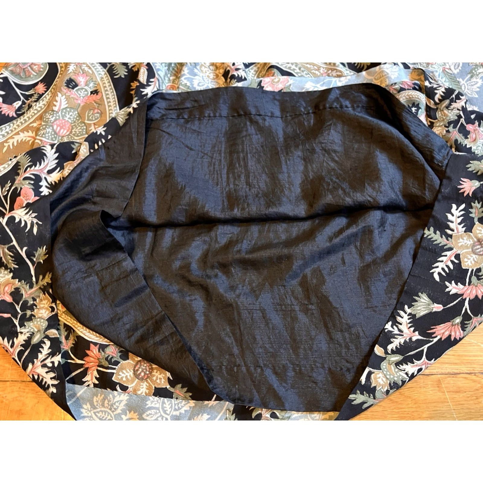 Vintage VINTAGE B Altman Silk A-Line Skirt Women’s 8 Paisley Floral Size 30" / US 8 / IT 44 - 7 Thumbnail