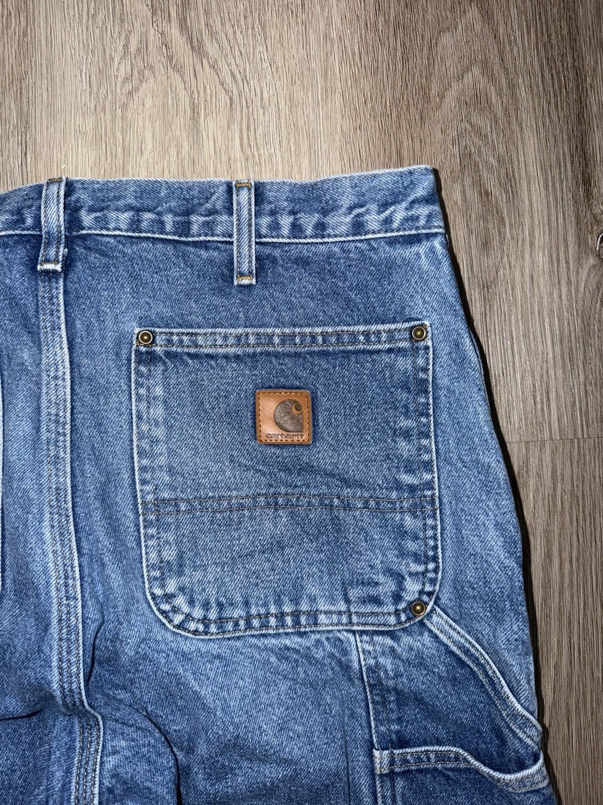 Carhartt Carhartt Double Knee Carpenter "Indigo" Size US 33 - 3 Thumbnail