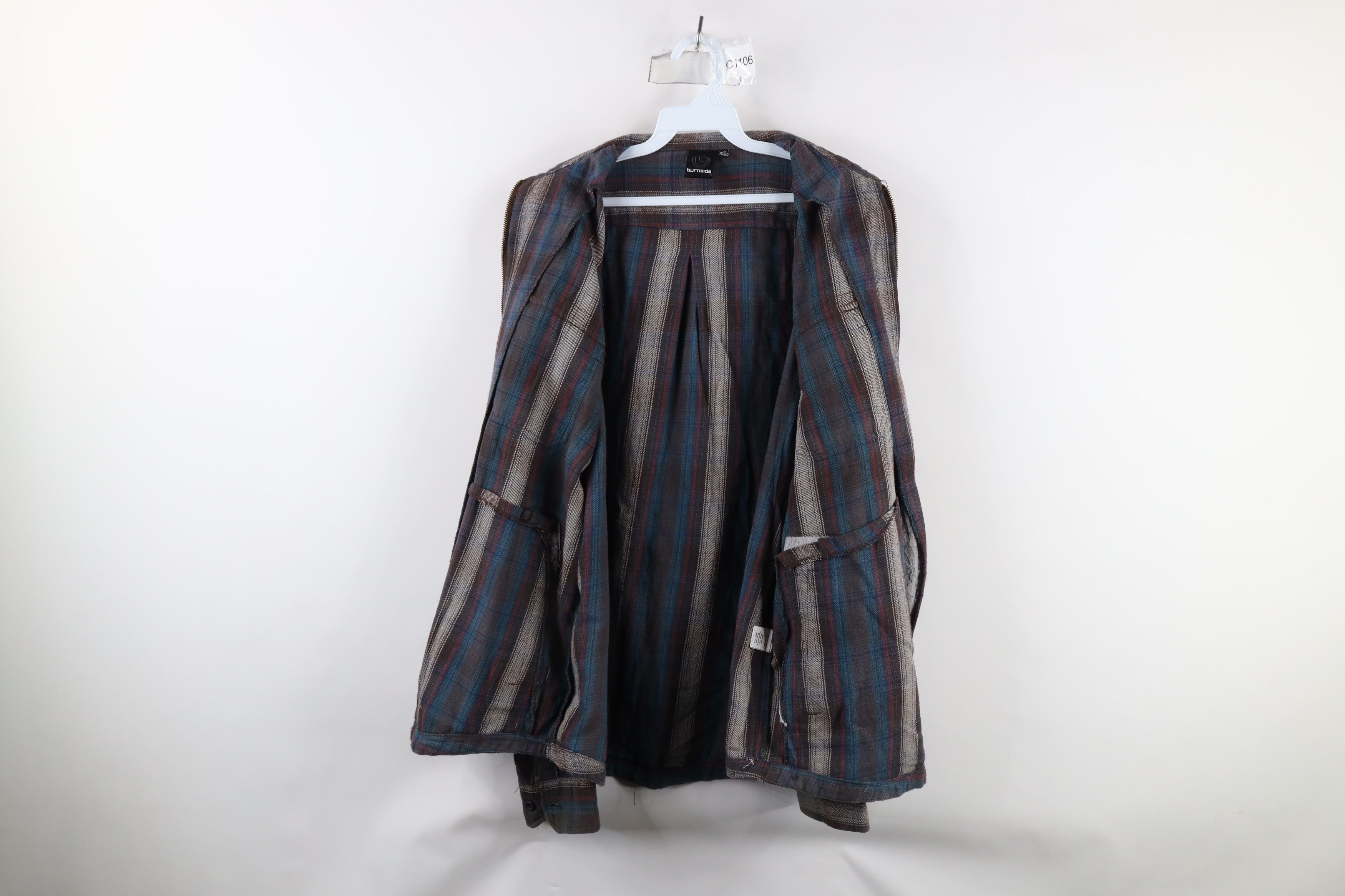 Vintage Vintage Burnside Surfing Flannel Shirt Jacket Jac Shirt Size US L / EU 52-54 / 3 - 8 Thumbnail