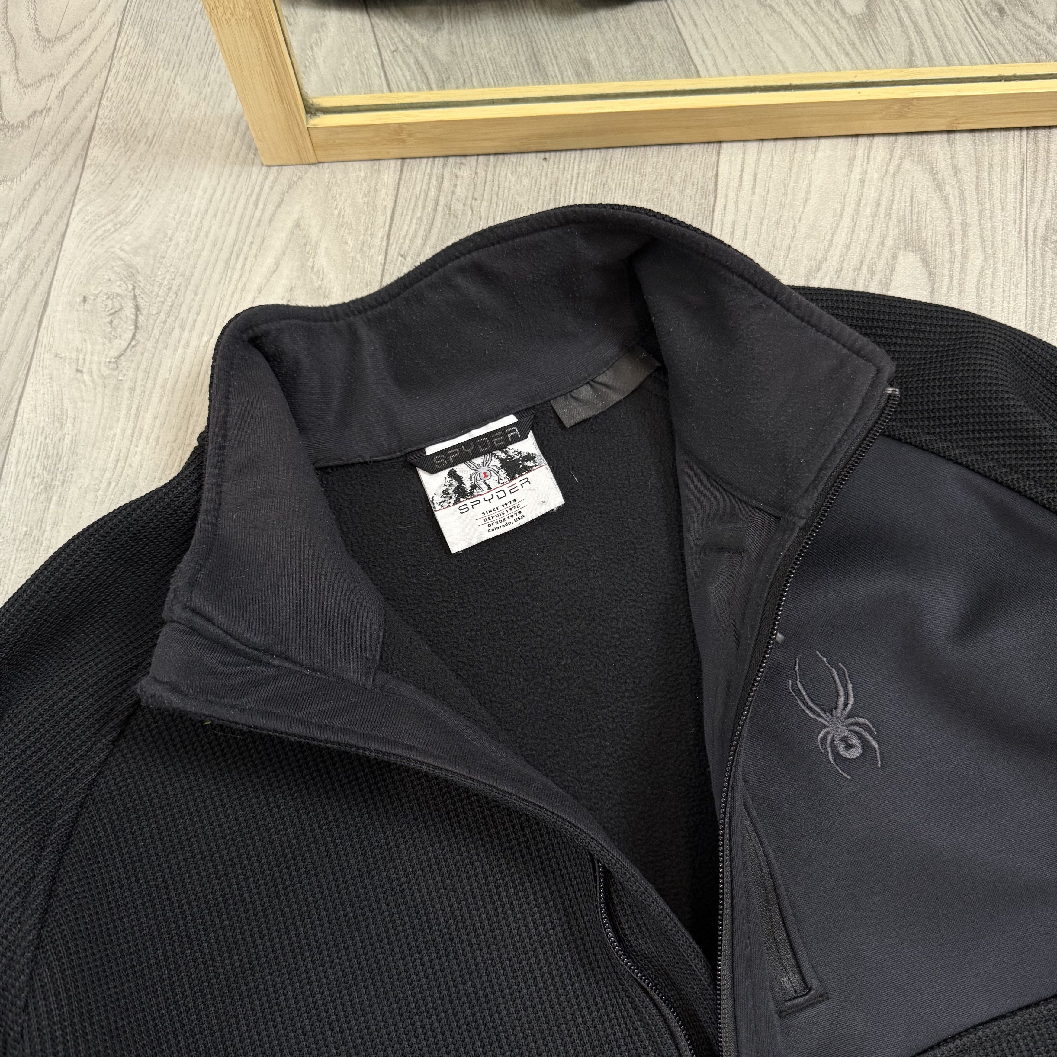Spyder Vintage Spyder Gorpcore Black Half Zip Sweatshirt Sweater Size US L / EU 52-54 / 3 - 8 Thumbnail