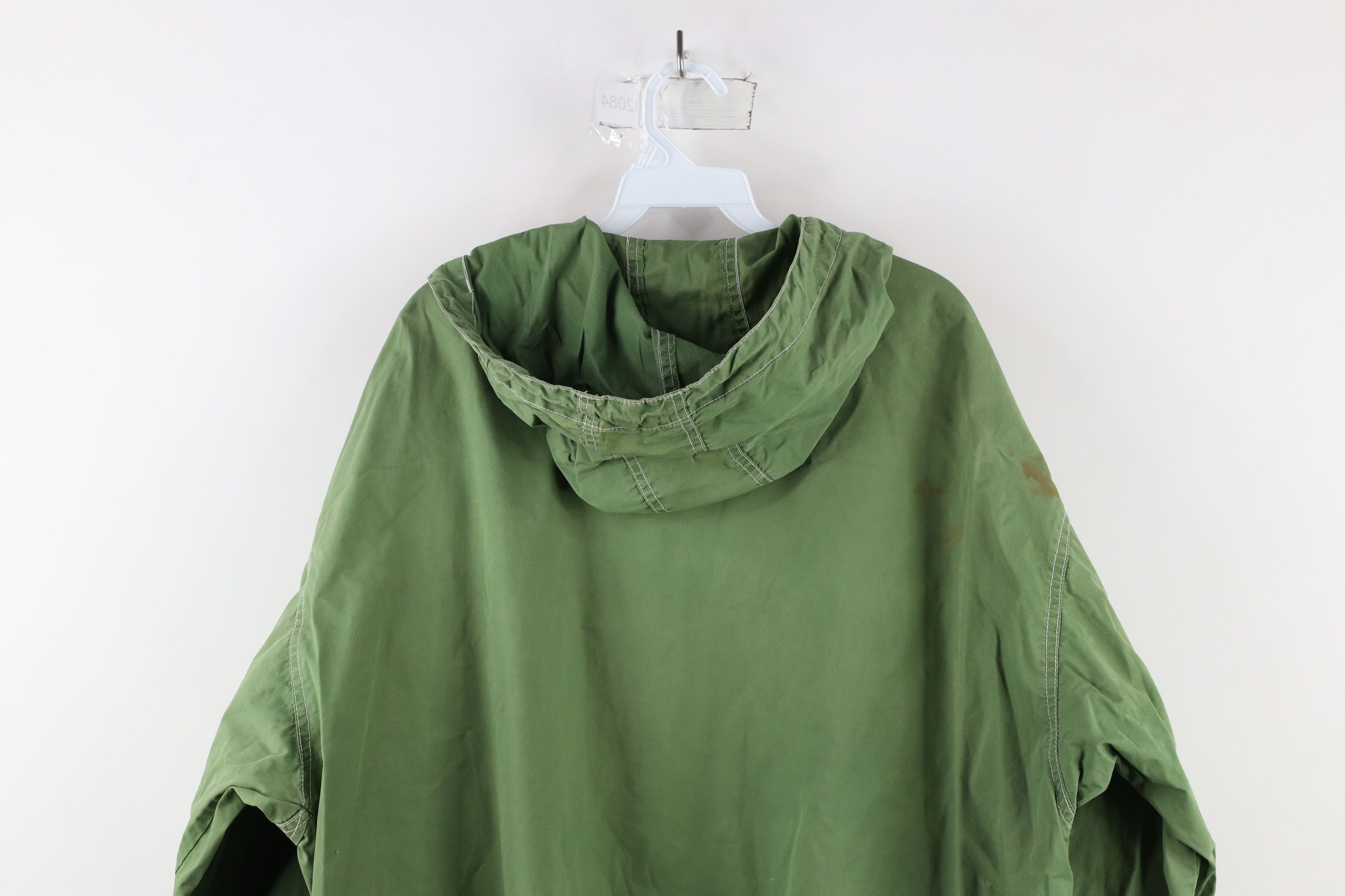 Gap × Vintage Vintage 90s Gap Hooded Pullover Anorak Jacket Green Size US XL / EU 56 / 4 - 12 Thumbnail