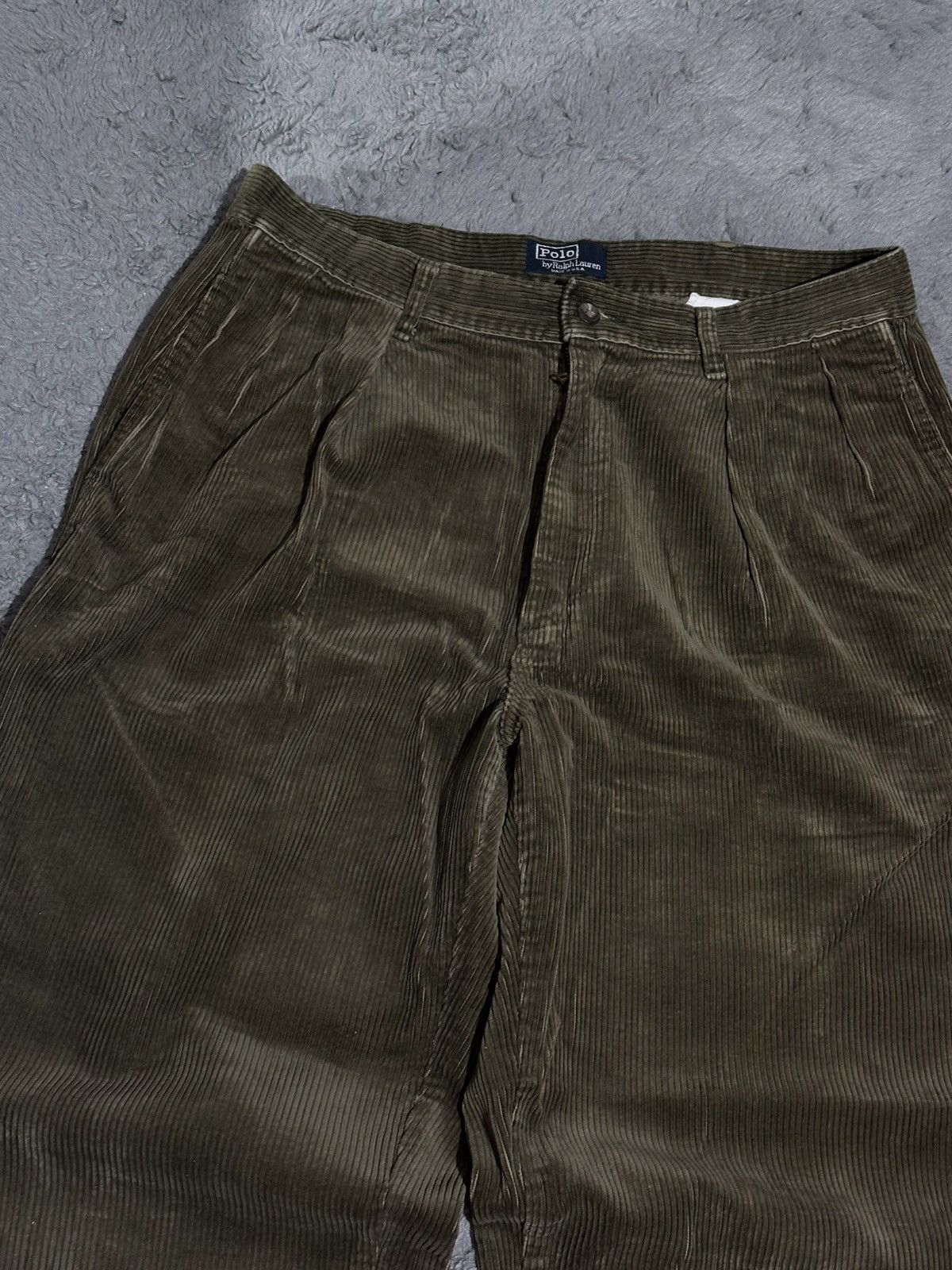 Ralph Lauren Vintage Ralph Lauren Corduroy Trousers Made in USA Size US 34 / EU 50 - 4 Thumbnail