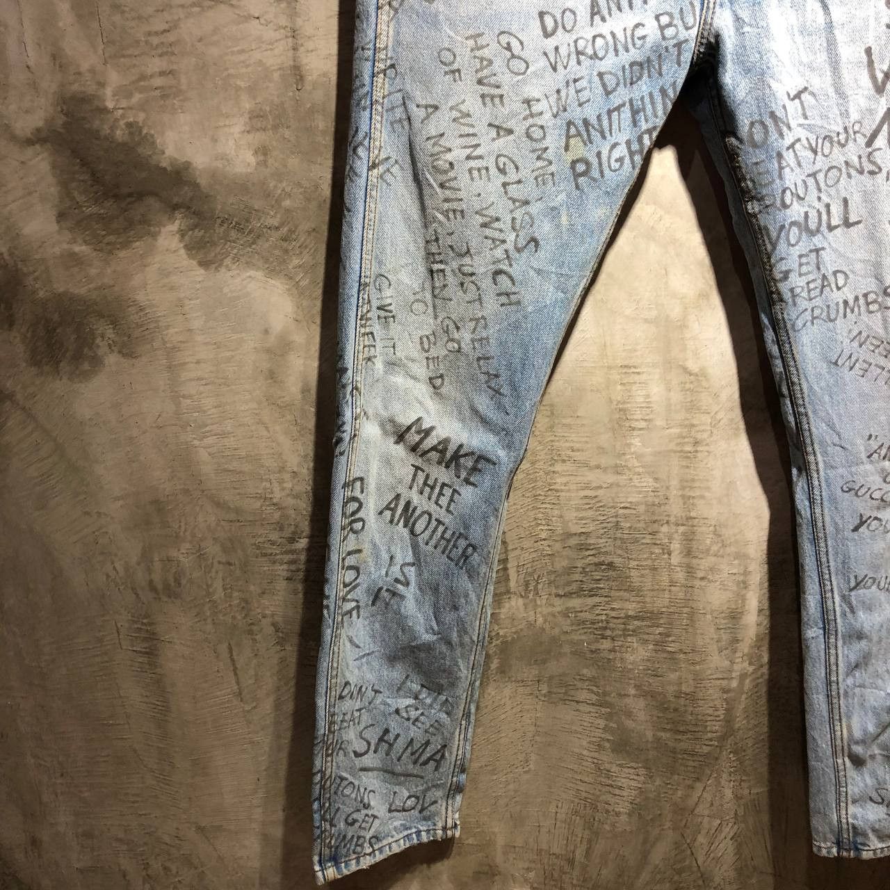Gucci Gucci FW17 Punk Scribble denim pants Size US 28 / EU 44 - 11 Thumbnail