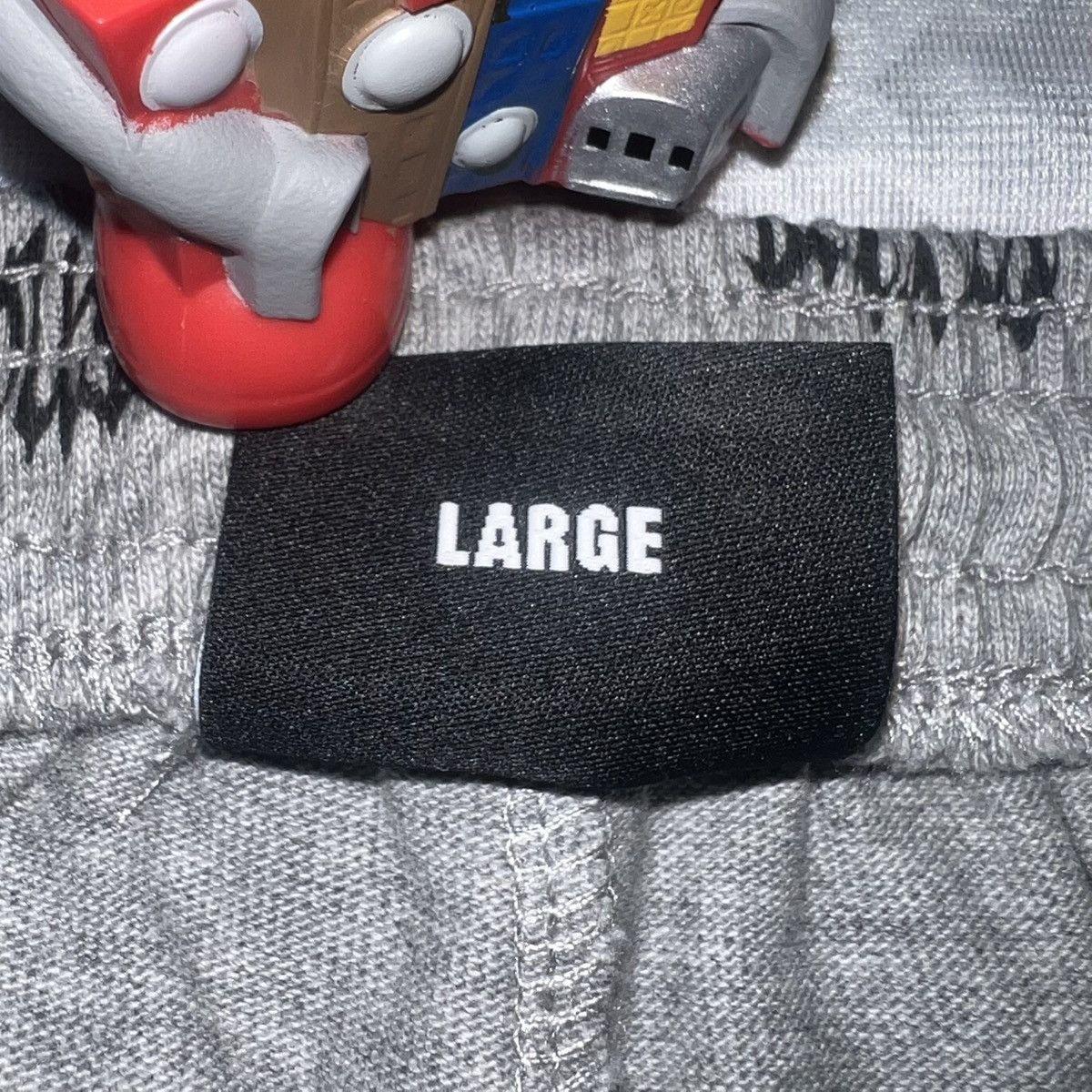 Revenge Revenge Grey/Black Allover Logo Shorts Size US 34 / EU 50 - 7 Thumbnail