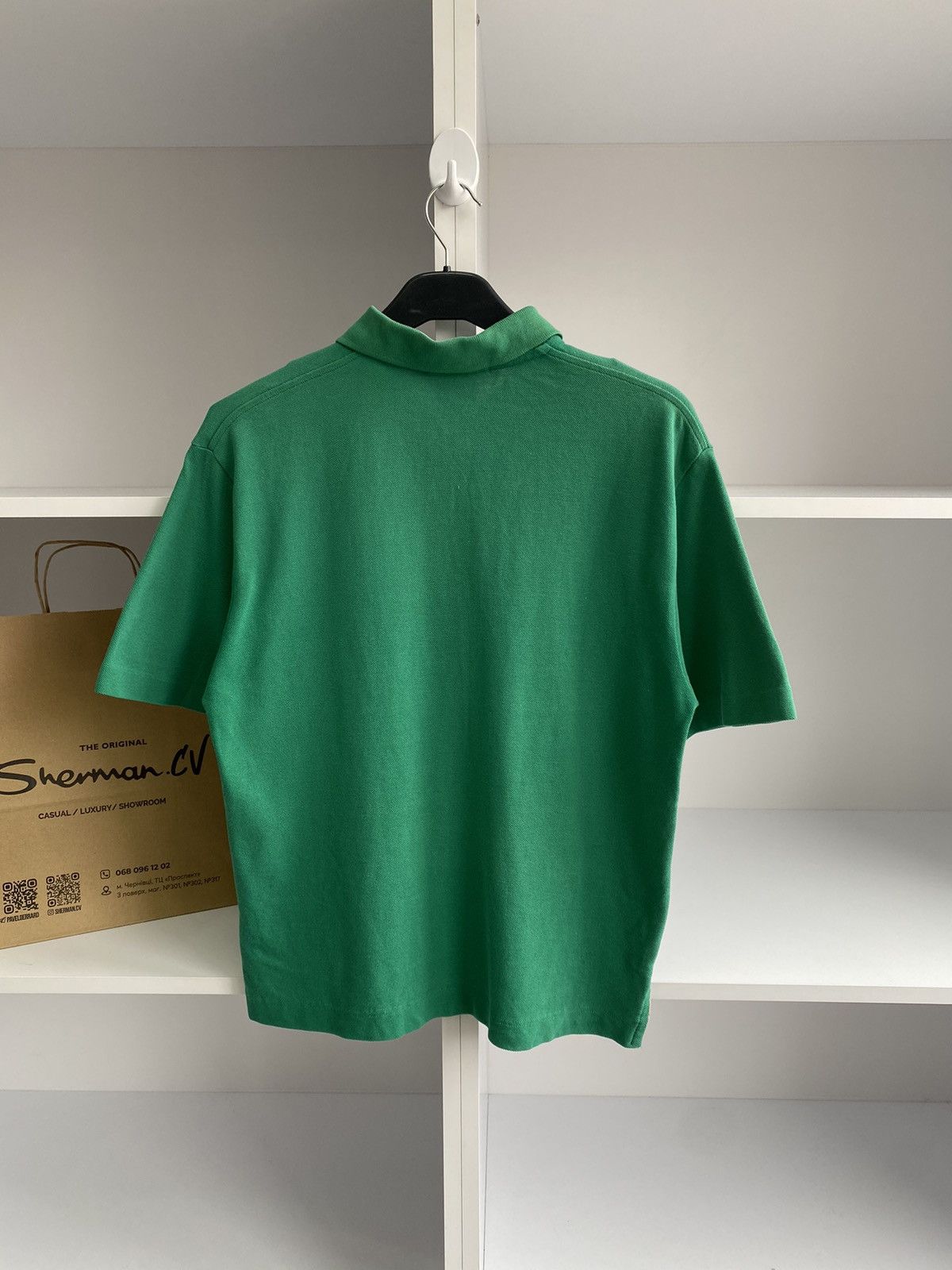 Burberry × Vintage Vintage Burberry Green Polo T-Shirt Size US S / EU 44-46 / 1 - 11 Thumbnail