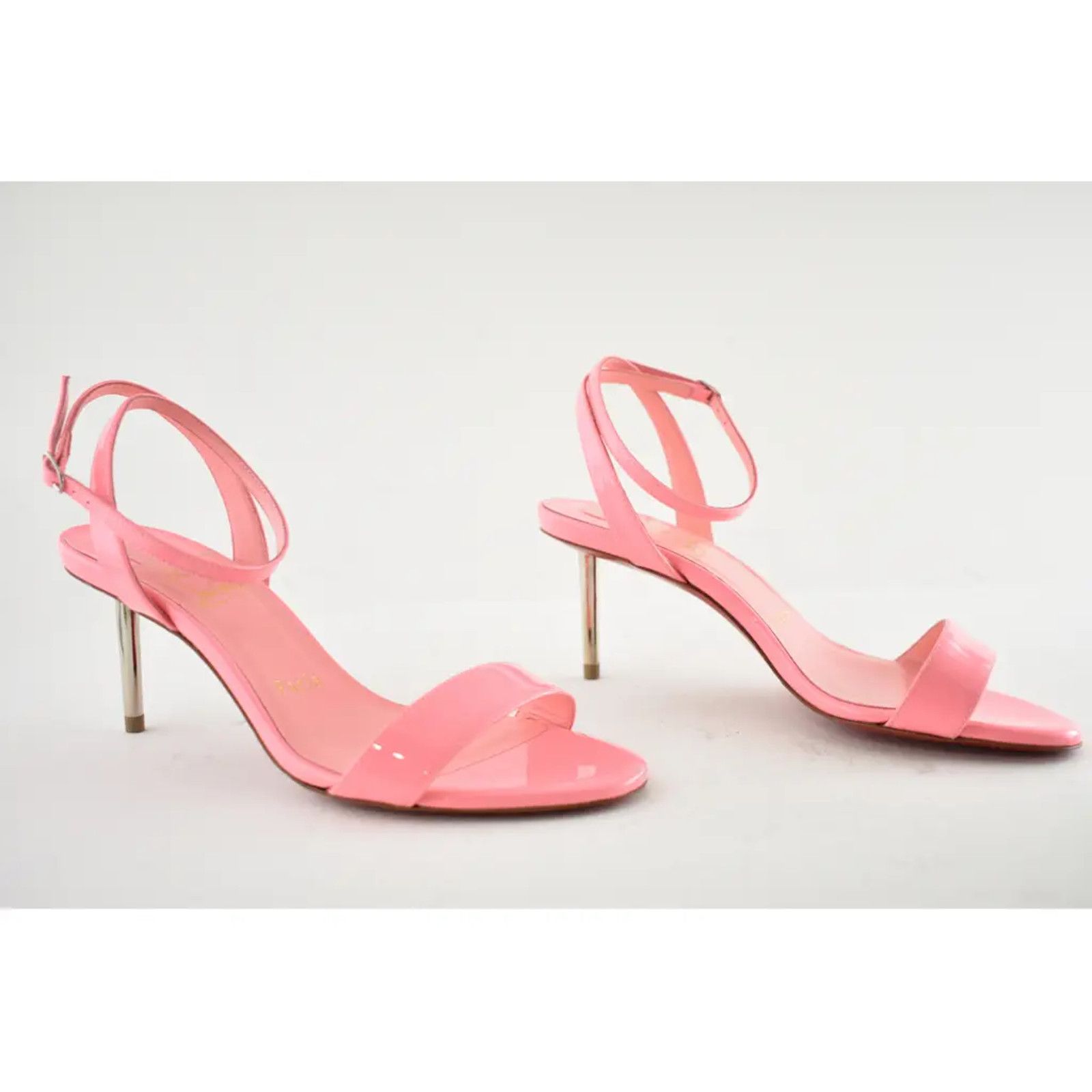 Christian Louboutin Epic Sandal 70 Patent Bublegum Pink Ankle Strap Heel Pump 36 Size US 6 / IT 36 - 4 Thumbnail
