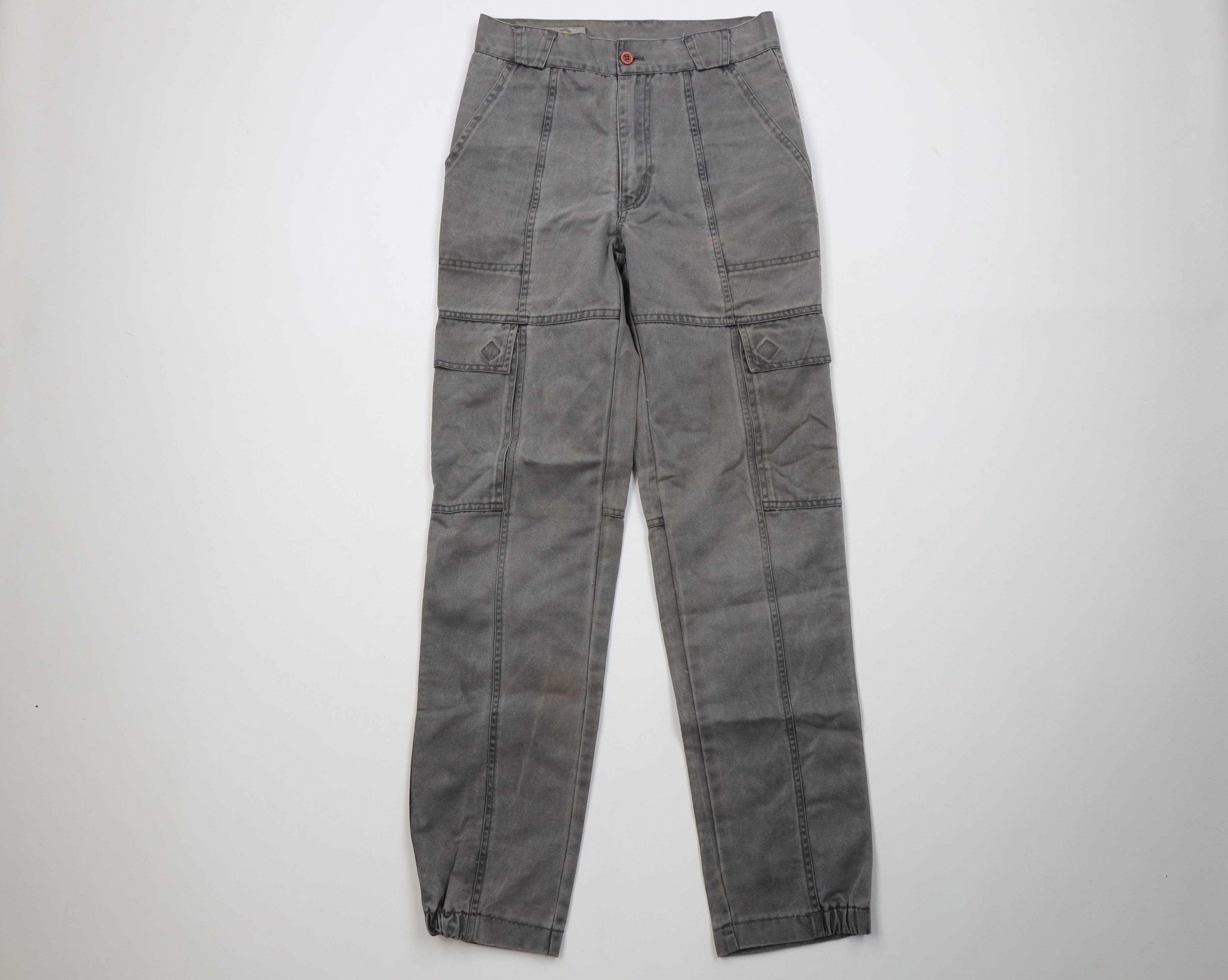 Vintage Vintage 80s 90s Streetwear Stonewash Skateboard Cargo Pants Size US 29 - 1 Thumbnail
