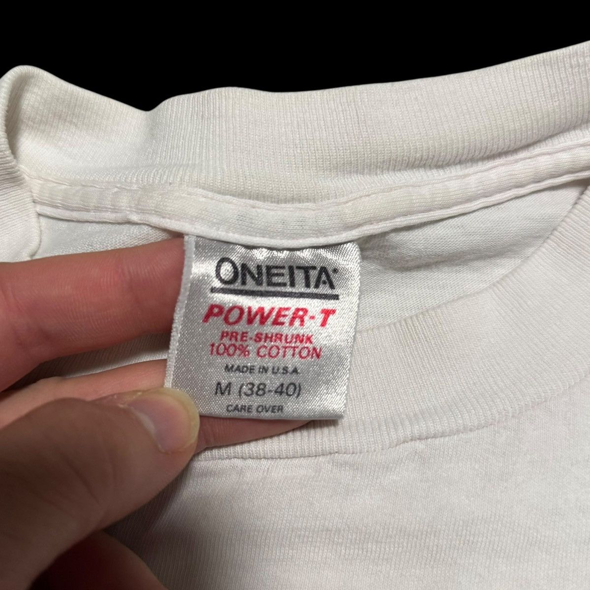 Vintage Oneita Hawaii Orca Ocean Wrap Around Stained Shirt Men's M Size US M / EU 48-50 / 2 - 11 Thumbnail