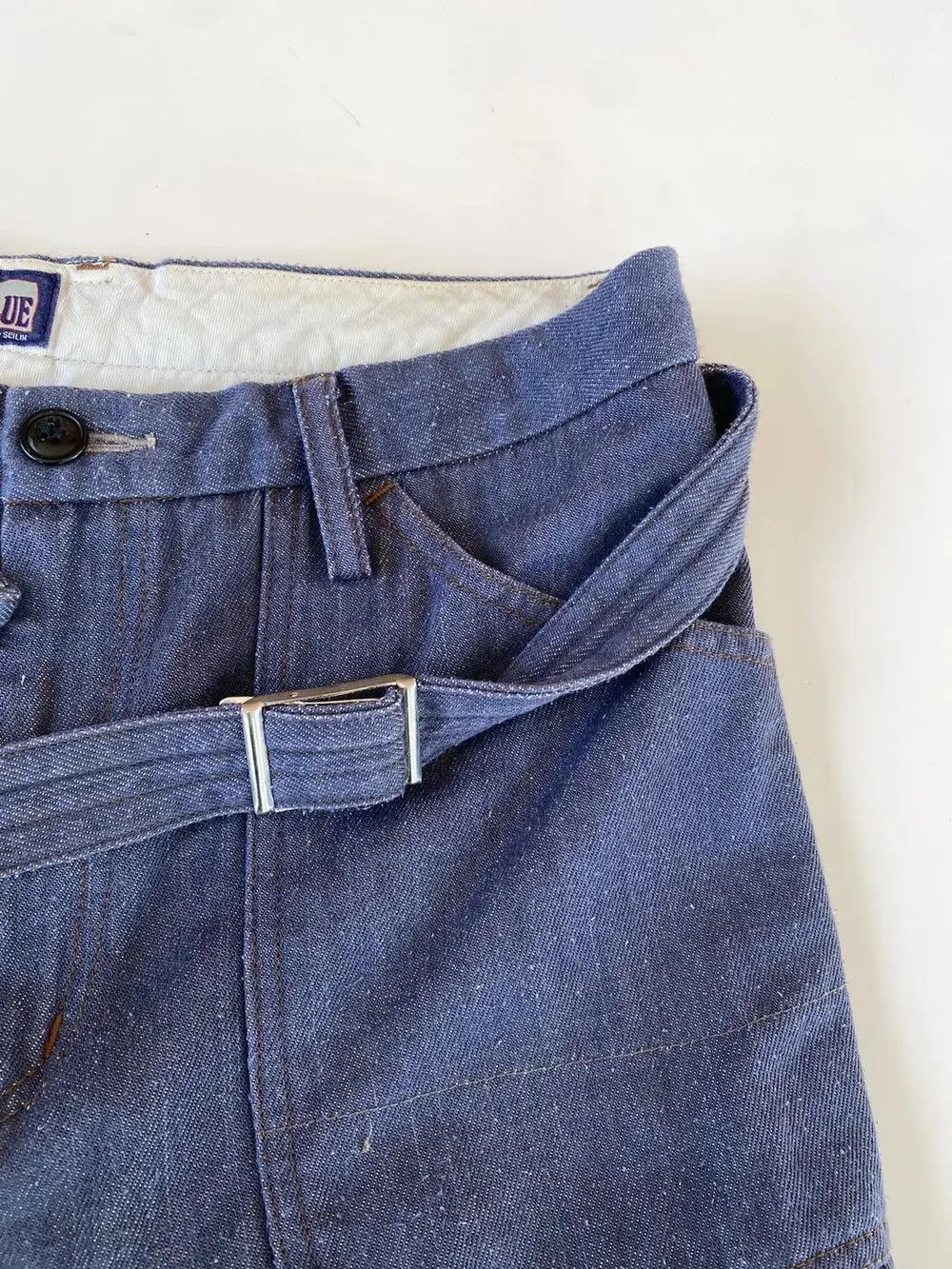Blue Blue Japan Vintage Short Pants Blue Blue Japan Size US 34 / EU 50 - 7 Thumbnail