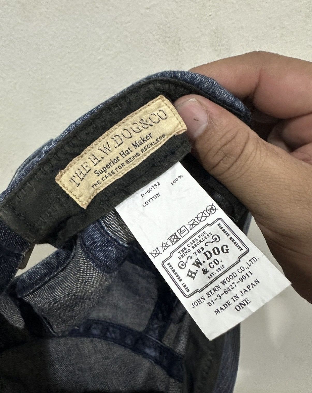 THE H.W.DOG&CO. VTG H.W.Dog & Co Like Kapital Style Denim Hat Size ONE SIZE - 7 Thumbnail