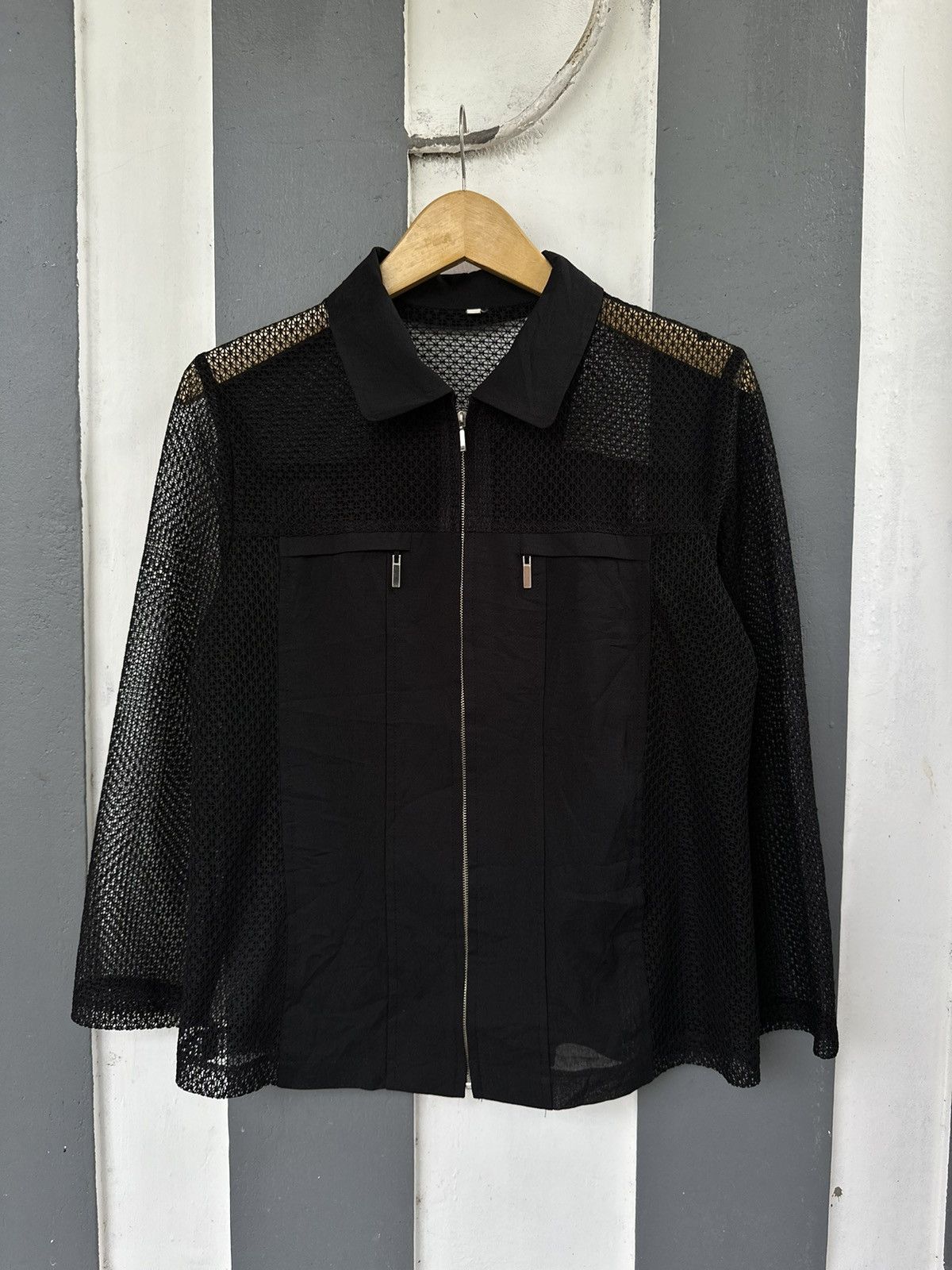 Japanese Brand CRAZY FASHION MESH UNKNOWN BRAND JEAN PAUL GAULTIER STYLE Size US M / EU 48-50 / 2 - 1 Thumbnail
