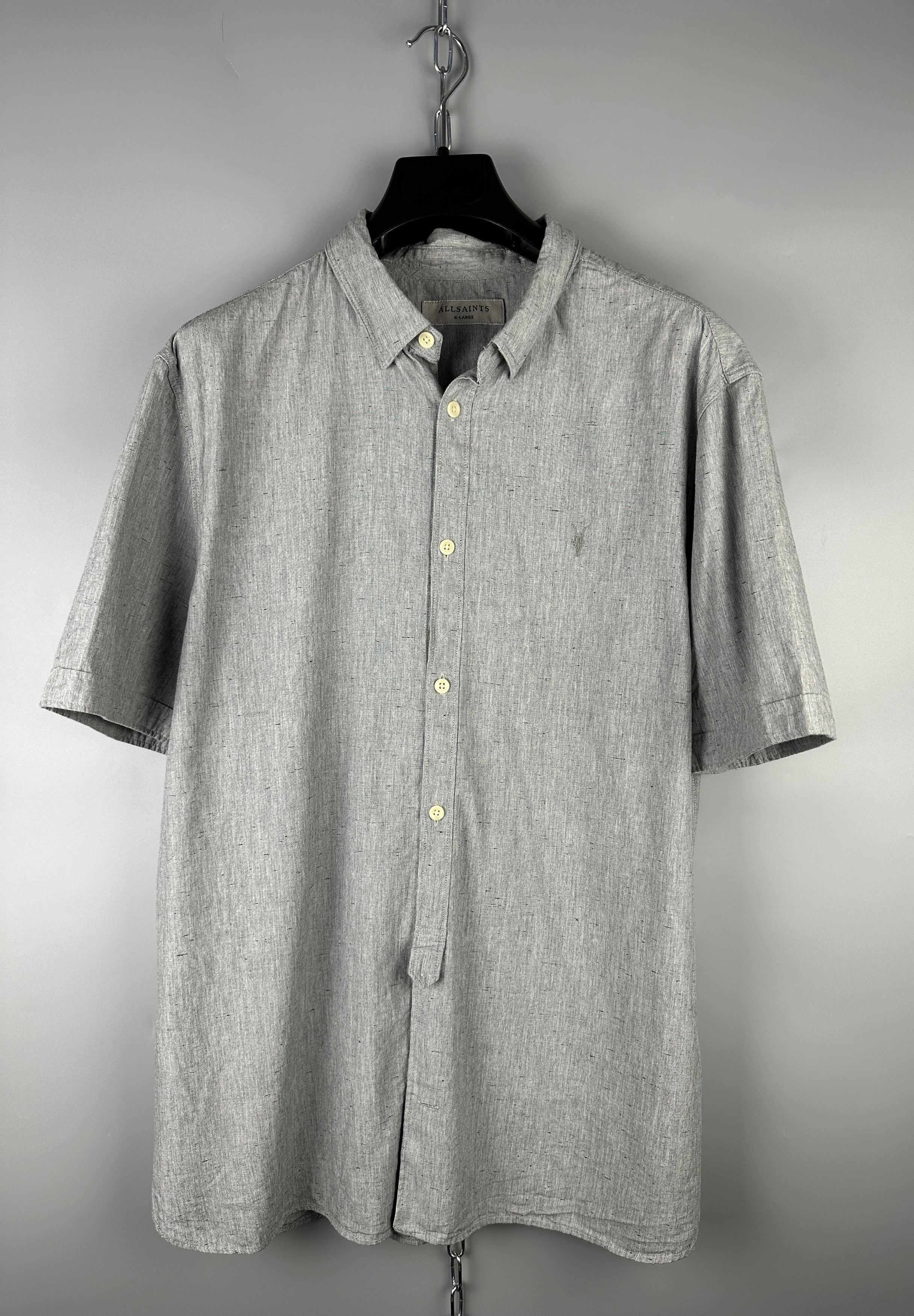 Allsaints Allsaints Button Up Short Sleeve Shirt Size US XL / EU 56 / 4 - 1 Thumbnail