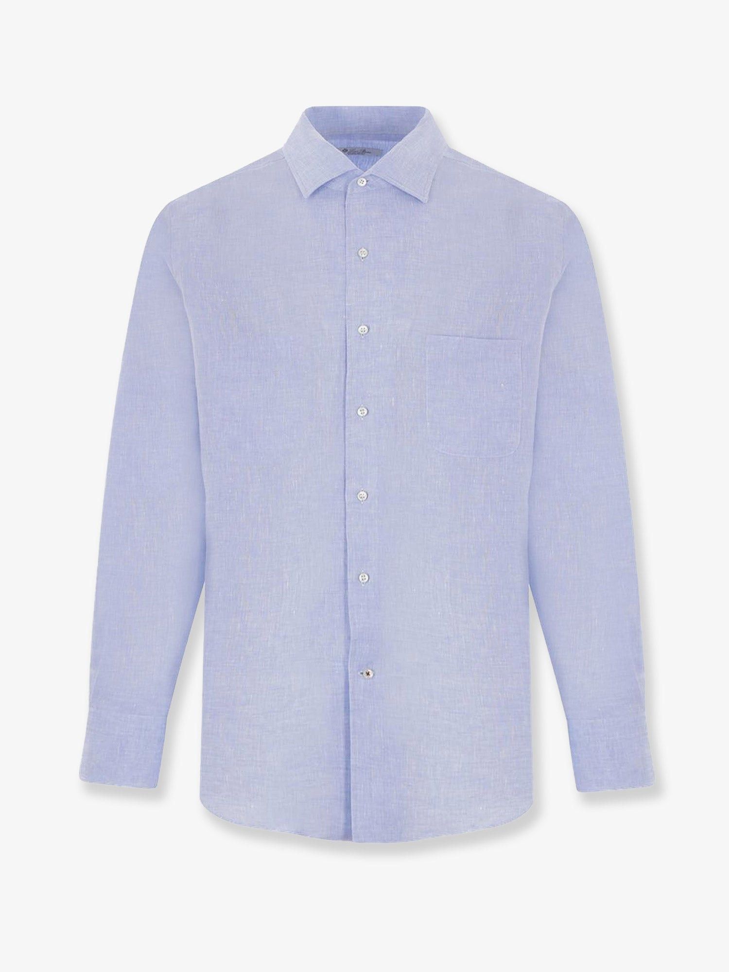 Loro Piana Andre Linen Shirt Size US XL / EU 56 / 4 - 1 Thumbnail