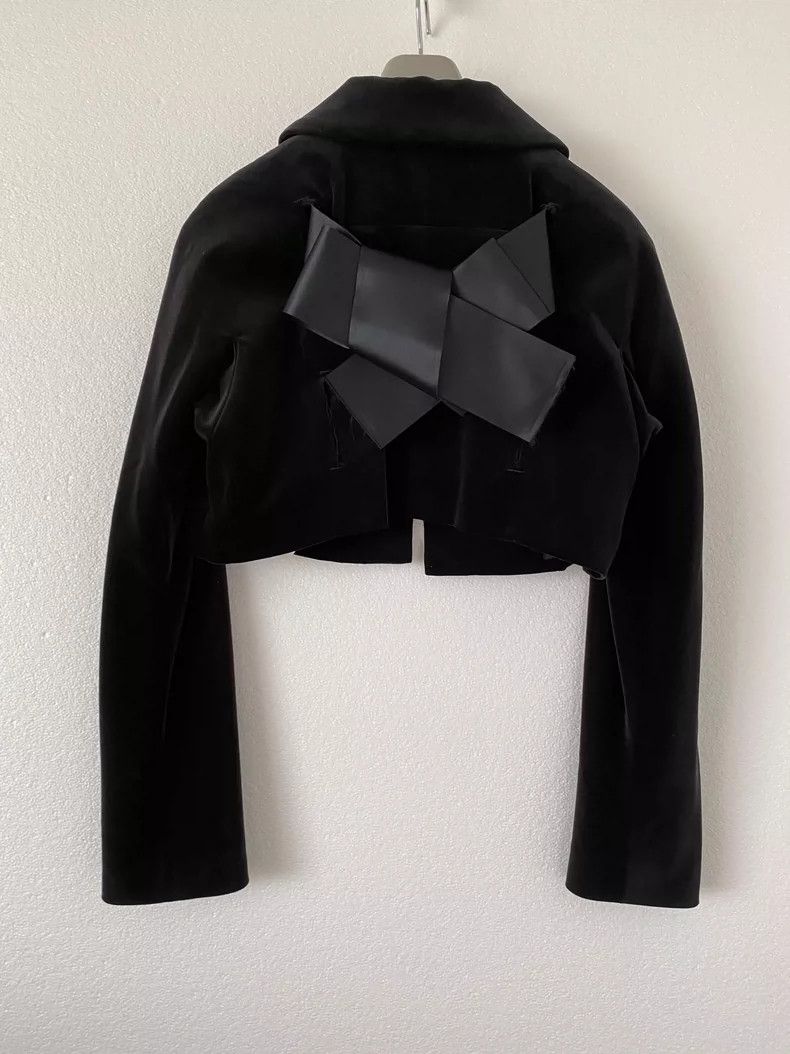 Comme des Garcons Comme Des Garcons Blue Witch Period Back Satin Ribbon Deco Size S / US 4 / IT 40 - 3 Thumbnail