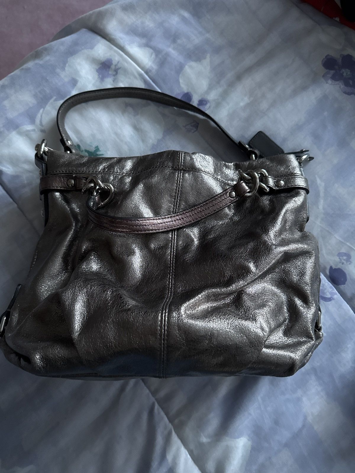 Coach Metallic silver vintage Coach bag Size ONE SIZE - 3 Thumbnail