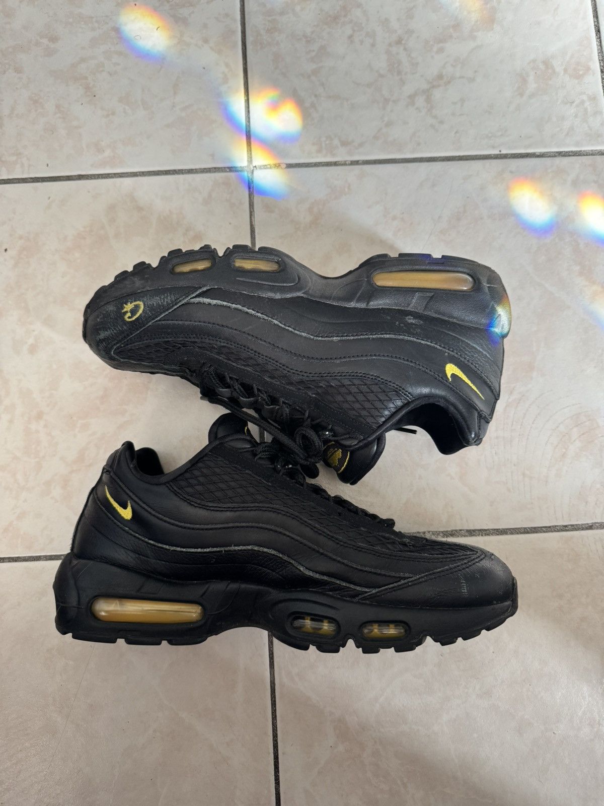 Corteiz × Nike Nike x Corteiz Air Max 95 Honey Black Size US 9.5 / EU 42-43 - 2 Thumbnail
