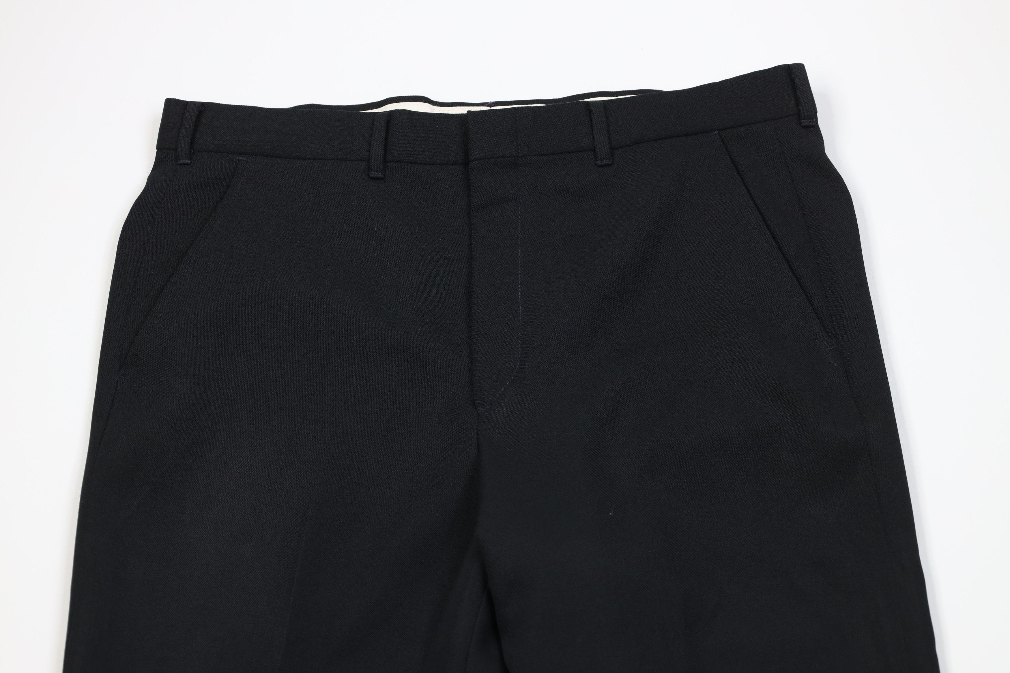 Vintage Vintage 70s Streetwear Flared Wide Leg Chino Pants Black USA Size US 36 / EU 52 - 2 Thumbnail