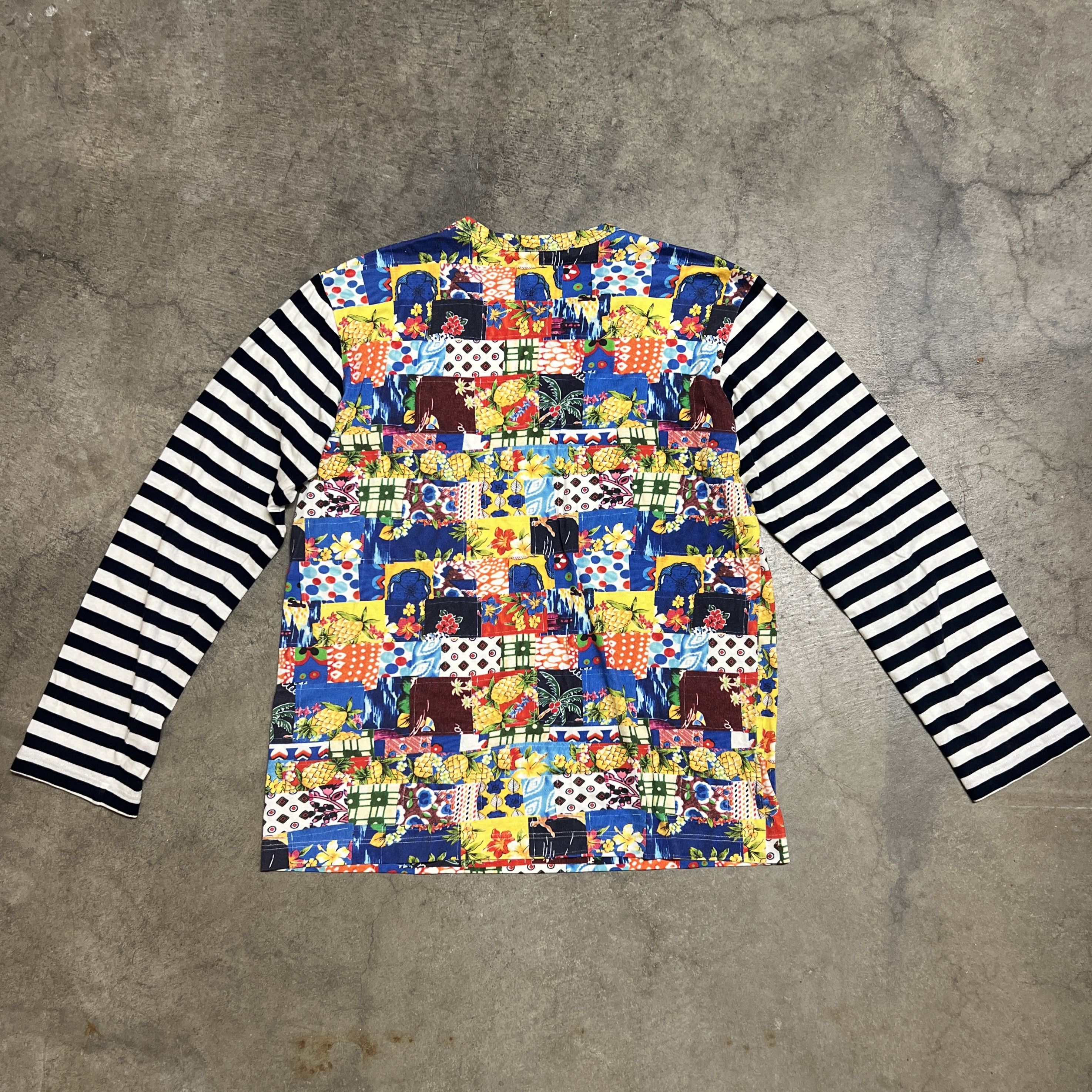 Comme des Garcons × Comme des Garcons SHIRT Comme des Garçons Shirt Patchwork Longsleeve Size US M / EU 48-50 / 2 - 5 Thumbnail