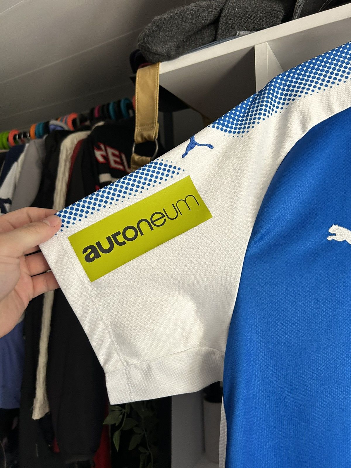 Puma Grasshoppers 2017/18 Home Puma soccer jersey knit Size US XXL / EU 58 / 5 - 3 Thumbnail