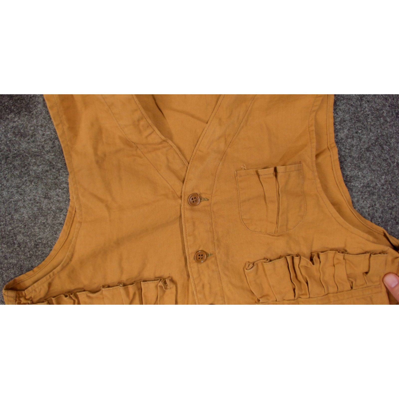 Vintage Vintage Westerners Mustard Canvas Hunting Vest M Size US M / EU 48-50 / 2 - 4 Thumbnail