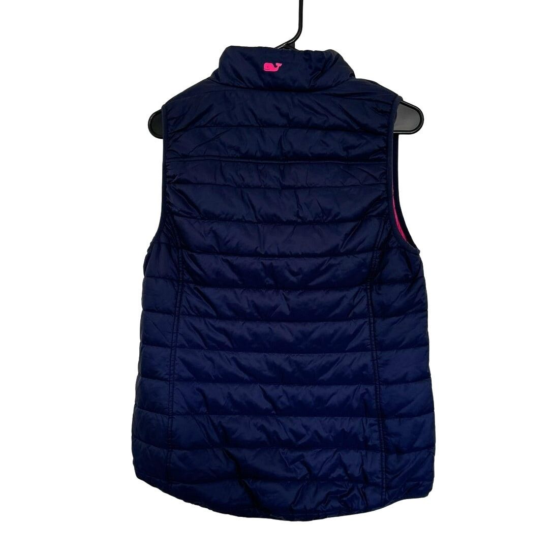 Vineyard Vines Vineyard Vines Mountain Weekend Puffer Vest Navy Pink Small Size S / US 4 / IT 40 - 2 Thumbnail