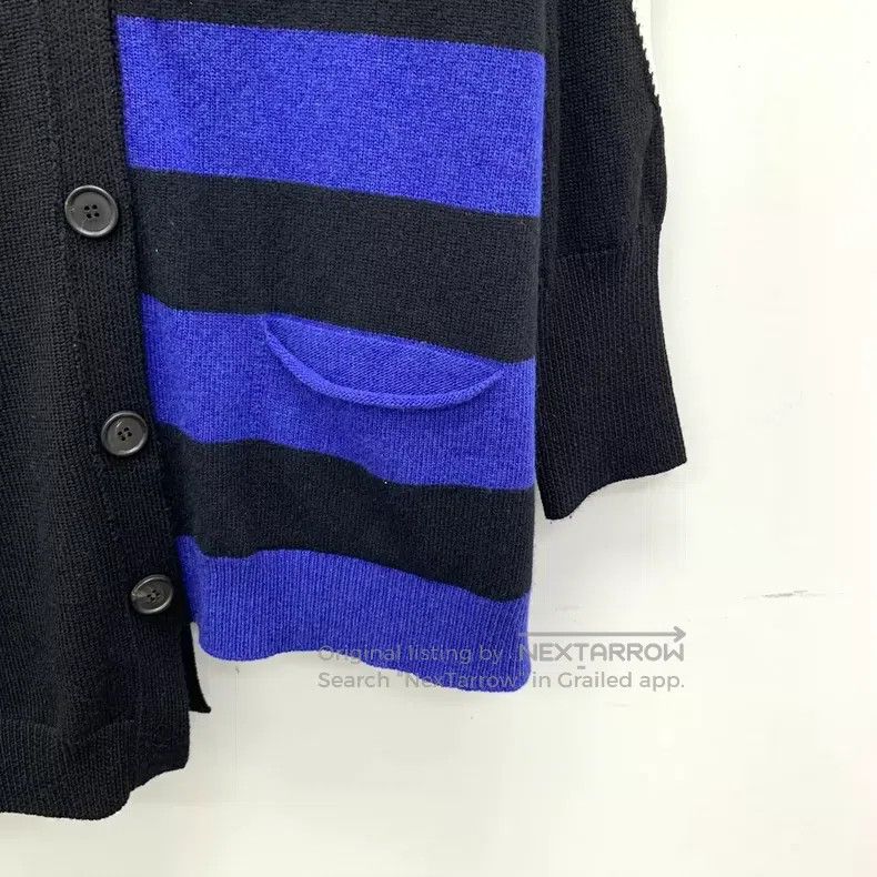 Loewe Loewe Black striped logo embroidered wool V-neck single-br Size XS / US 0-2 / IT 36-38 - 4 Thumbnail
