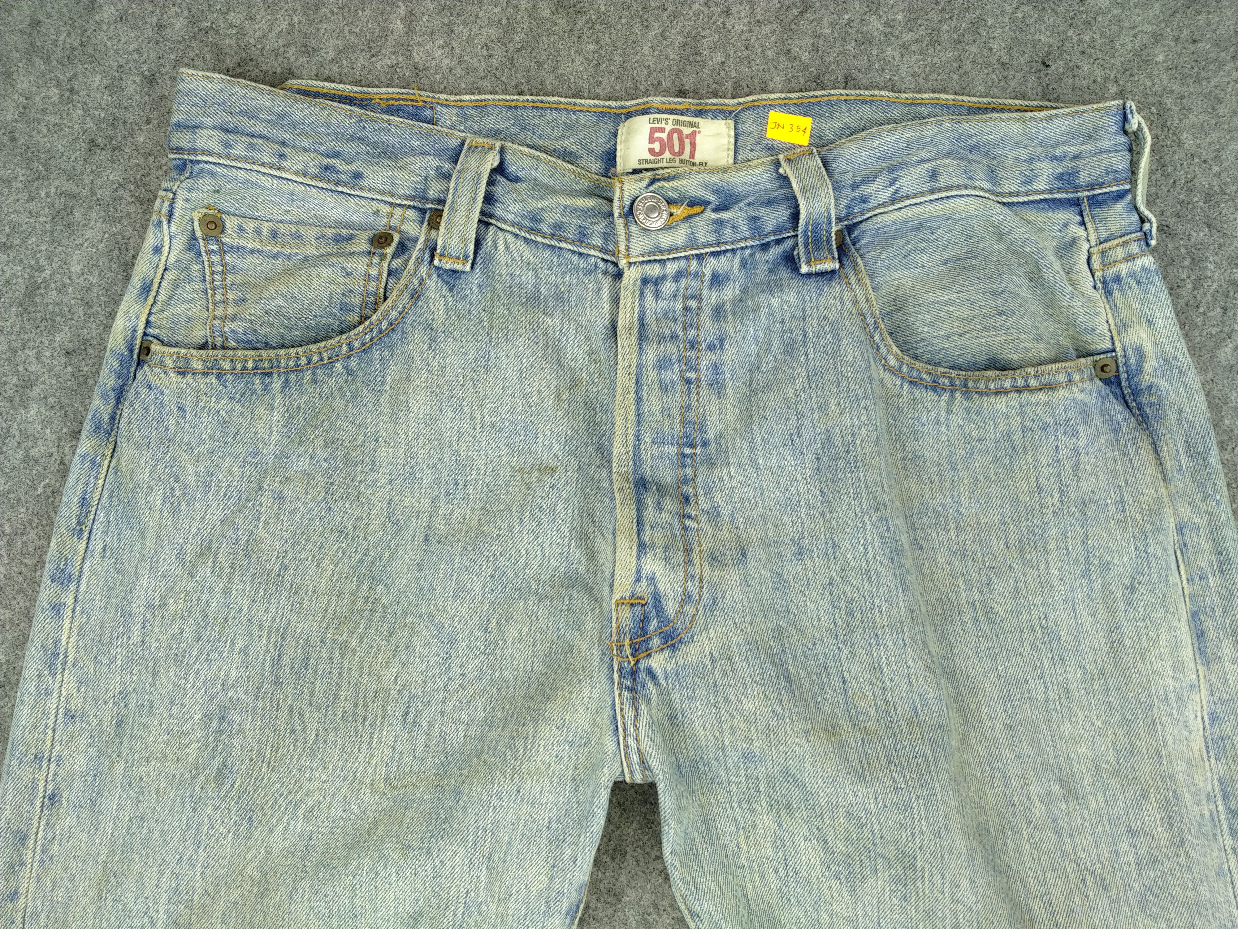 Levi's Light Wash Vintage Levi's 501 33x32.5 Denim -JN354 Size US 33 - 3 Thumbnail