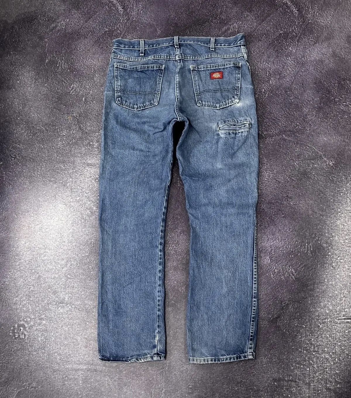 Dickies × Vintage Vintage Dickies USA Faded Blue Work Denim Hype Jeans Size US 34 / EU 50 - 1 Thumbnail