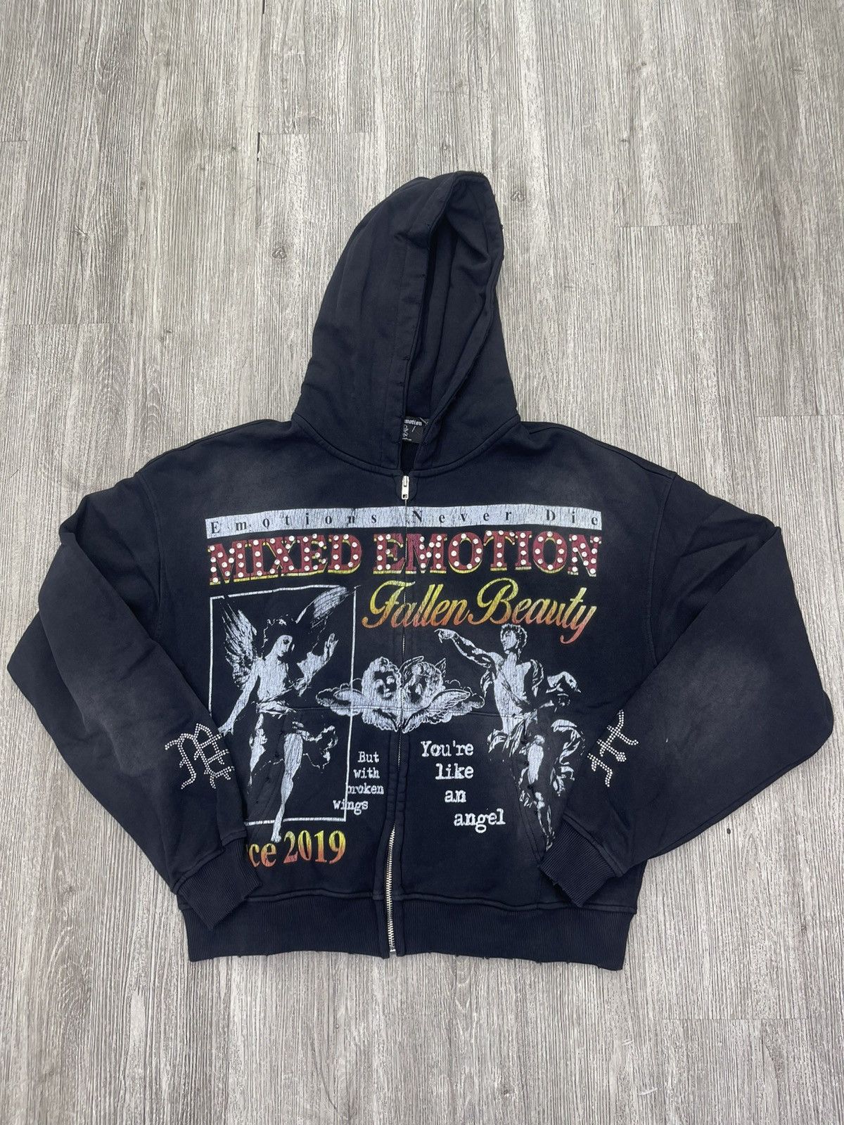 Other Mixed Emotions Angeles zip up hoodie black Size US M / EU 48-50 / 2 - 1 Thumbnail