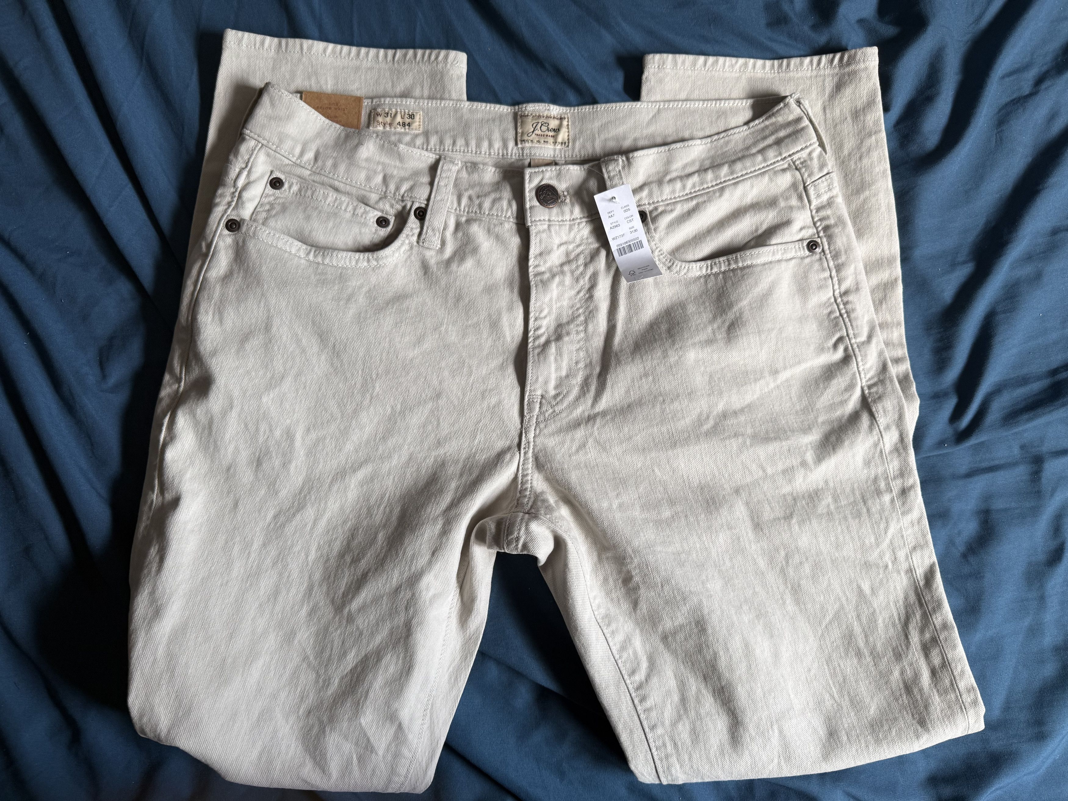 J.Crew J. Crew 484 Slim Fit Garment Dyed Pant 31x30 $118 Size US 31 - 3 Thumbnail