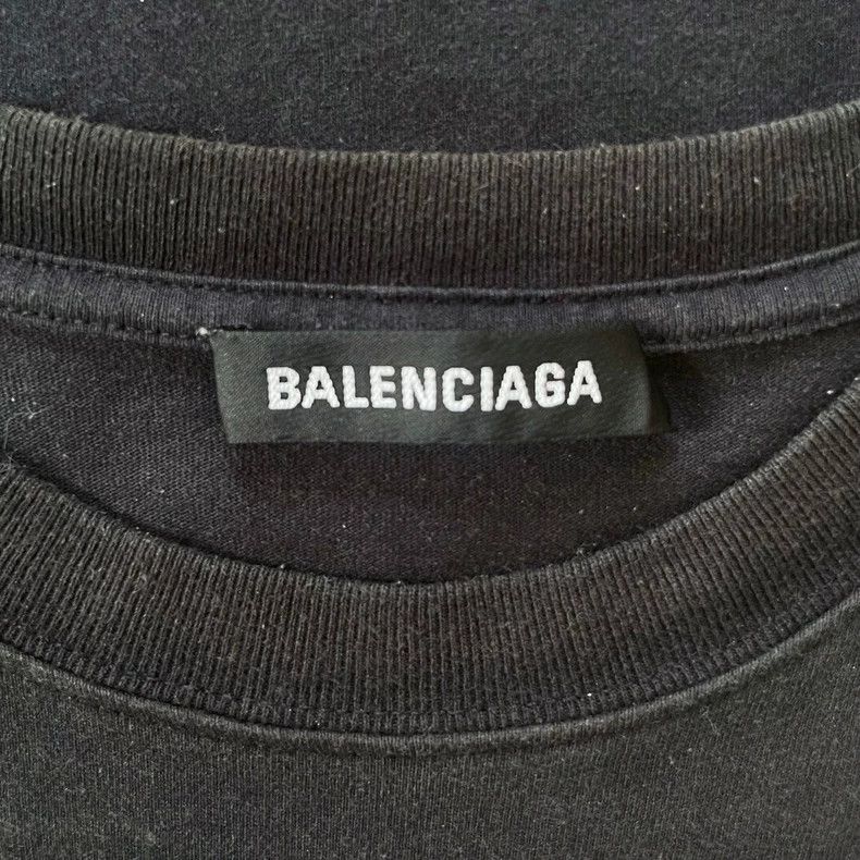 Balenciaga Balenciaga Shoulder Label Short Sleeve T-Shirt Size US XXS / EU 40 - 5 Thumbnail
