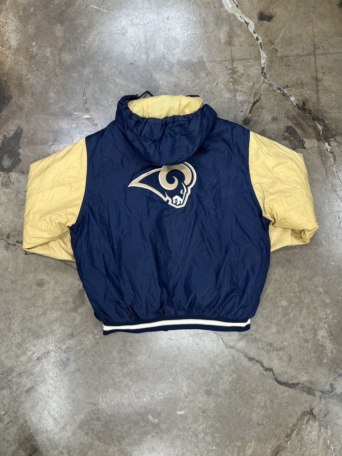NFL × Vintage Vintage 90s Reebok NFL St. Loius Rams Jacket XL Size US XL / EU 56 / 4 - 4 Thumbnail