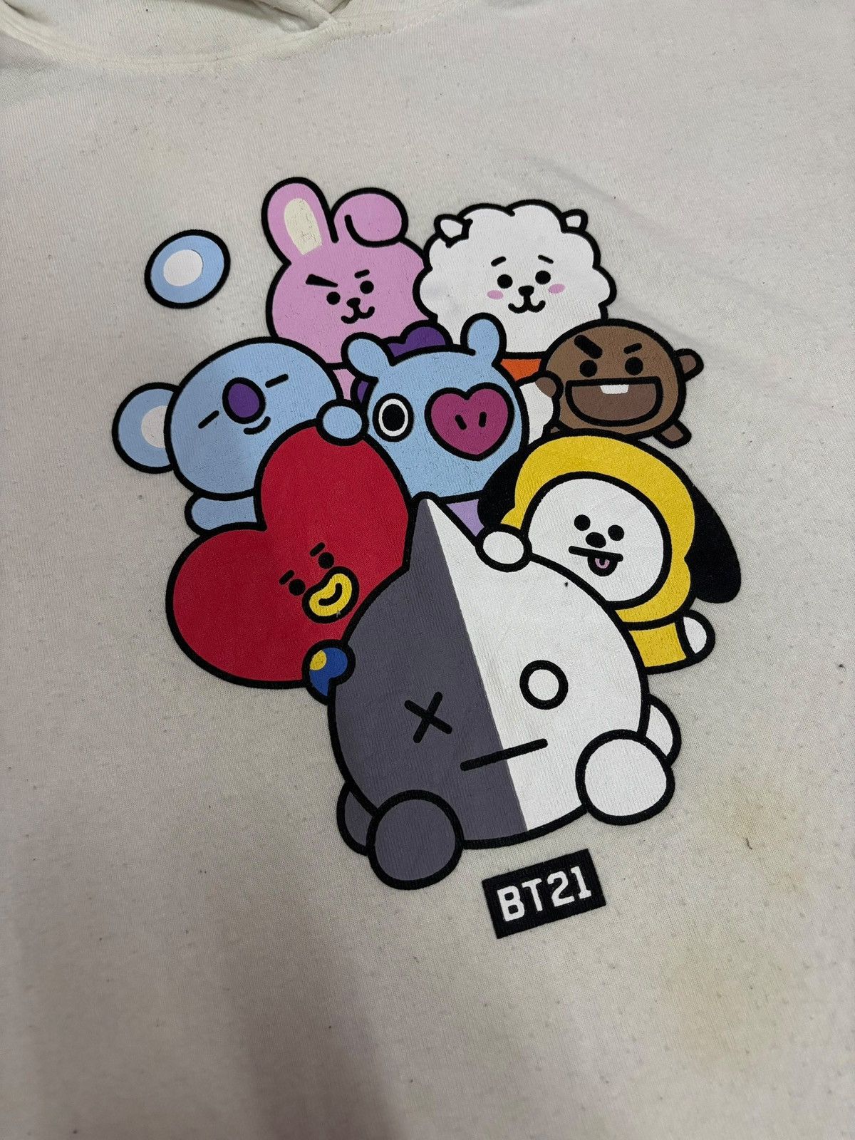 Band Tees × Designer Y2k B12 Signature BTS Band Big Logo Printed Hoodie Size US L / EU 52-54 / 3 - 6 Thumbnail
