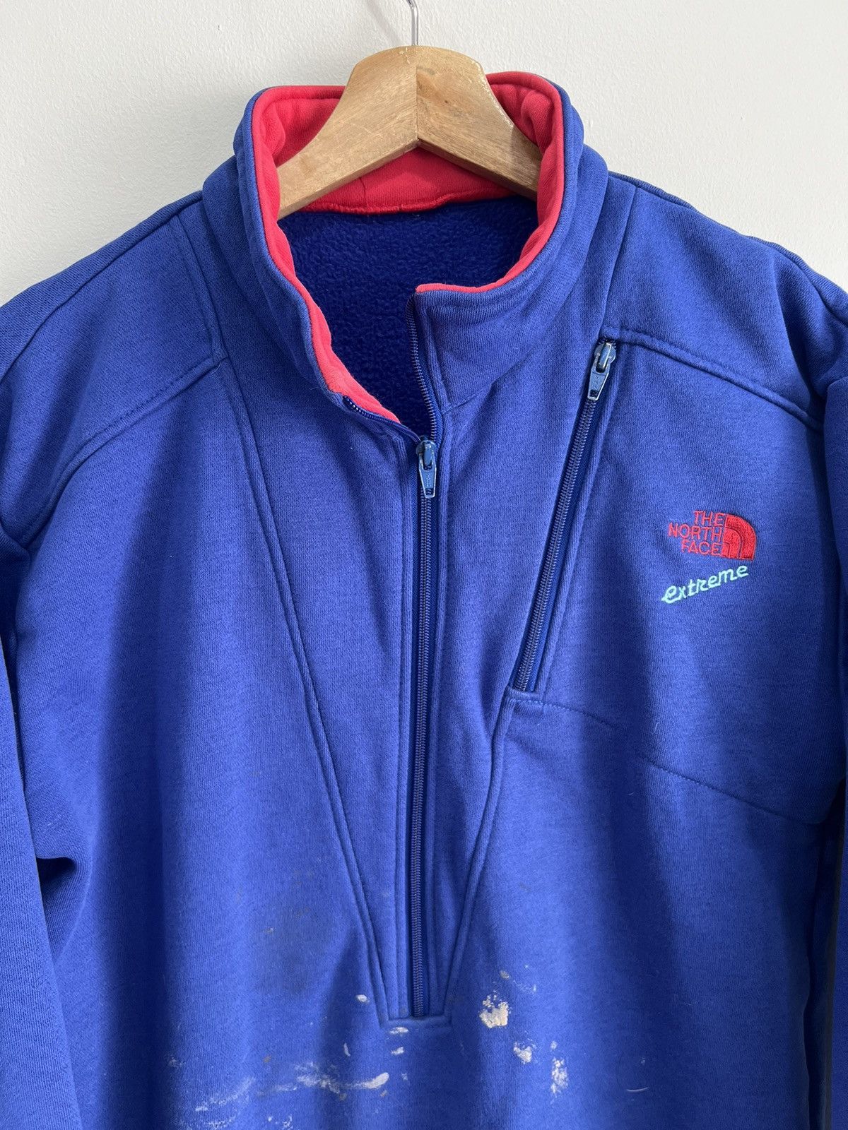 The North Face Vintage North Face Extreme Zip Sweater paint splatter Size US M / EU 48-50 / 2 - 2 Thumbnail