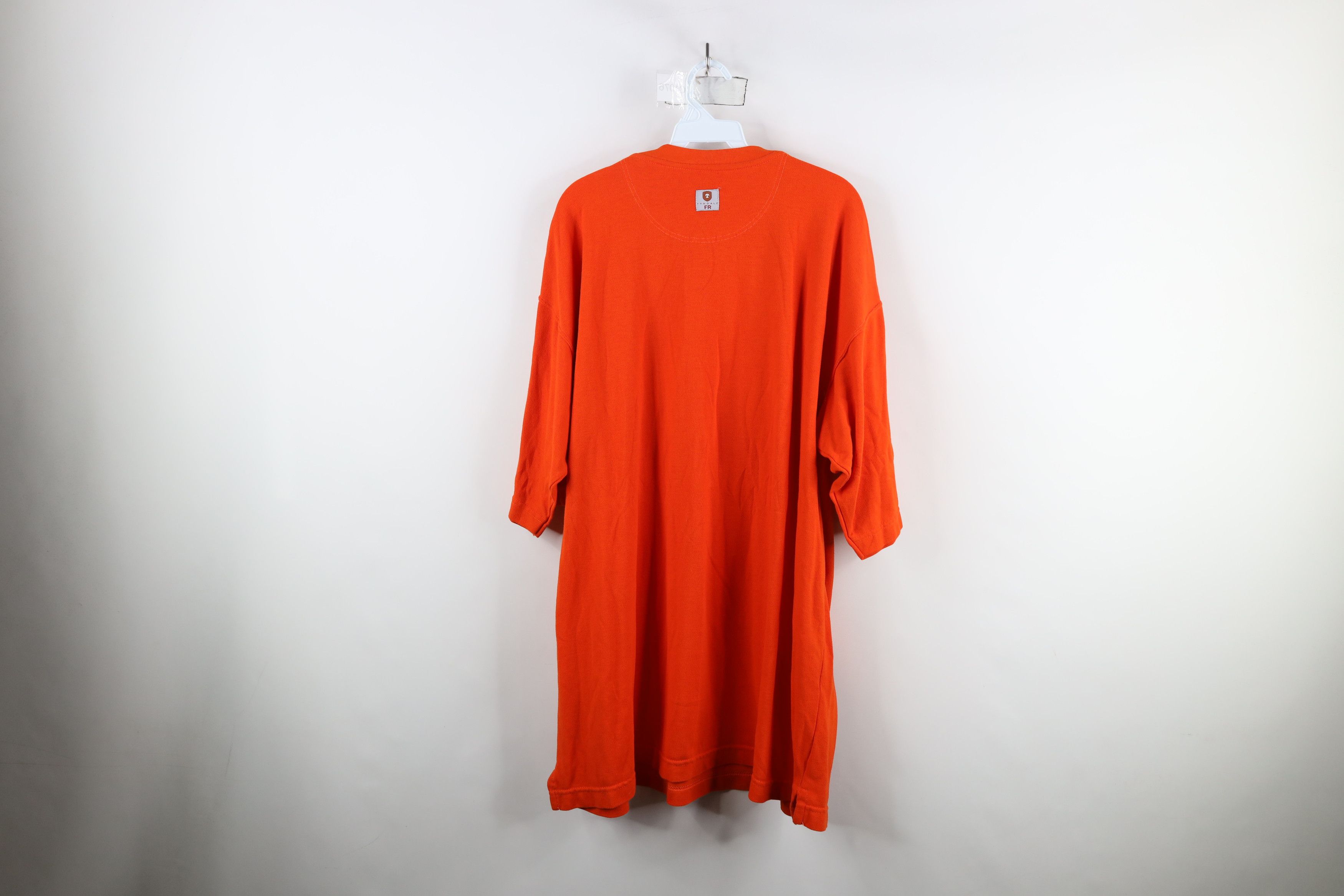 Vintage Tyndale FR Flame Resistant Work Henley T-Shirt Orange USA Size US XXL / EU 58 / 5 - 12 Thumbnail