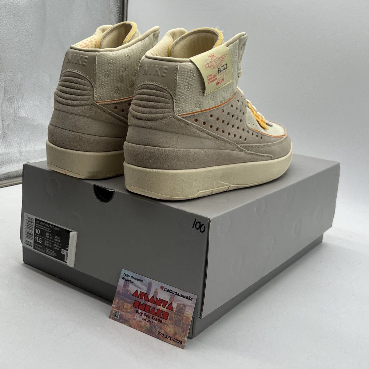 Jordan Brand Union la X air Jordan 2 rattan Size US 10 / EU 43 - 5 Thumbnail