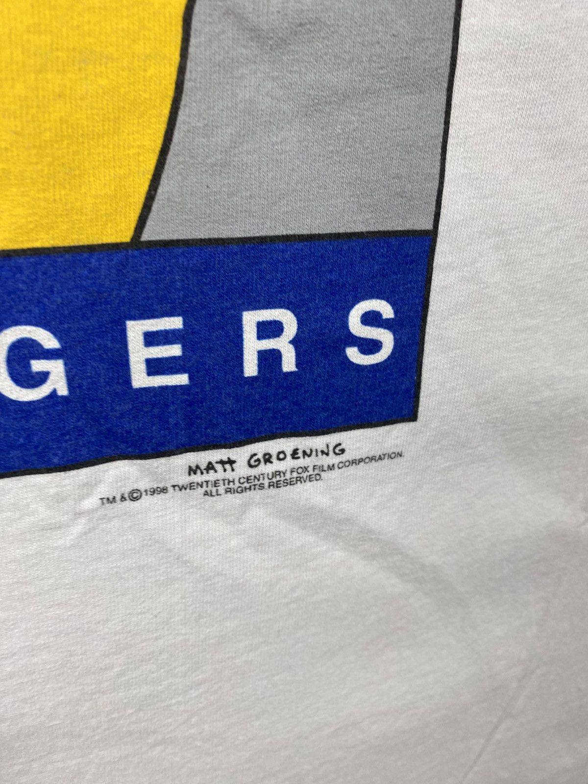 The Simpsons 🍩Vintage 1998 T-Shirt The Simpsons Homer Sticky Fingers 🍩 Size US M / EU 48-50 / 2 - 3 Thumbnail