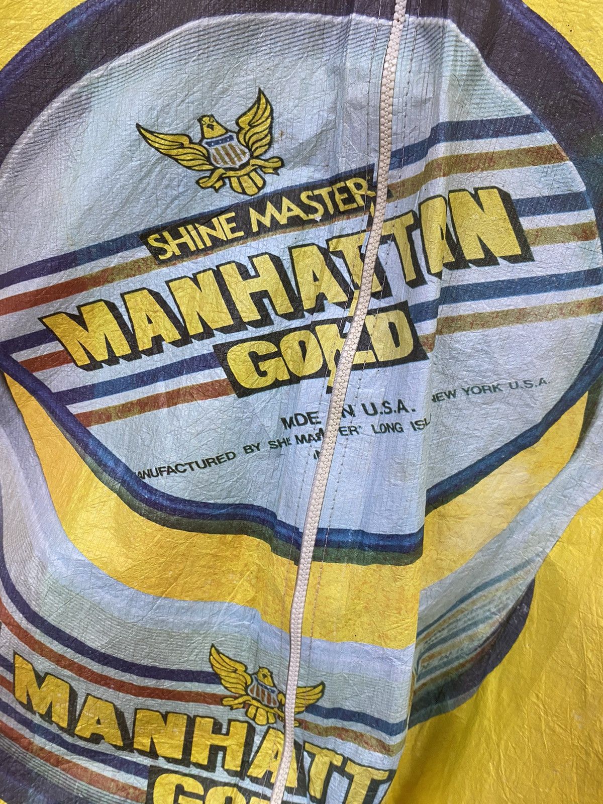 Vintage Vtg Shine Master Manhattan Gold Size US XL / EU 56 / 4 - 13 Thumbnail