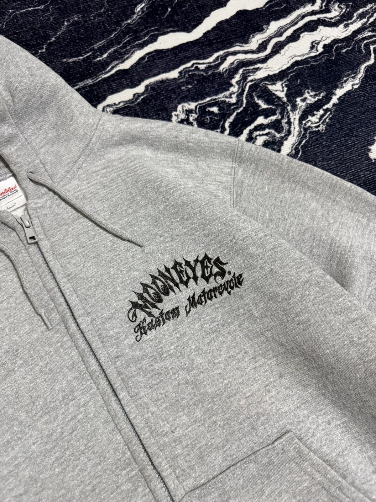 Vintage Vintage mooneyes motorcycle ziphoodie Size US S / EU 44-46 / 1 - 4 Thumbnail
