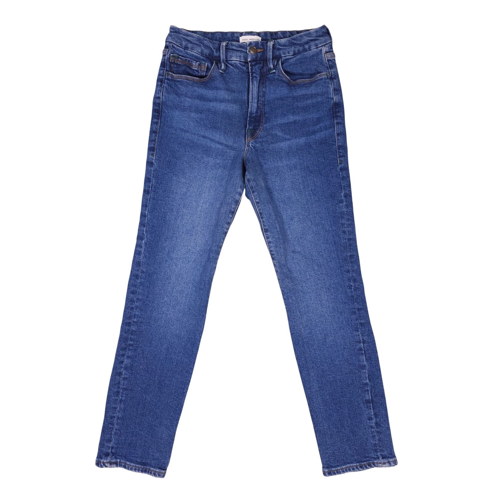 Good American Good American Good Classic Jeans Indigo Sz 4 Size 27" / US 4 / IT 40 - 1 Thumbnail