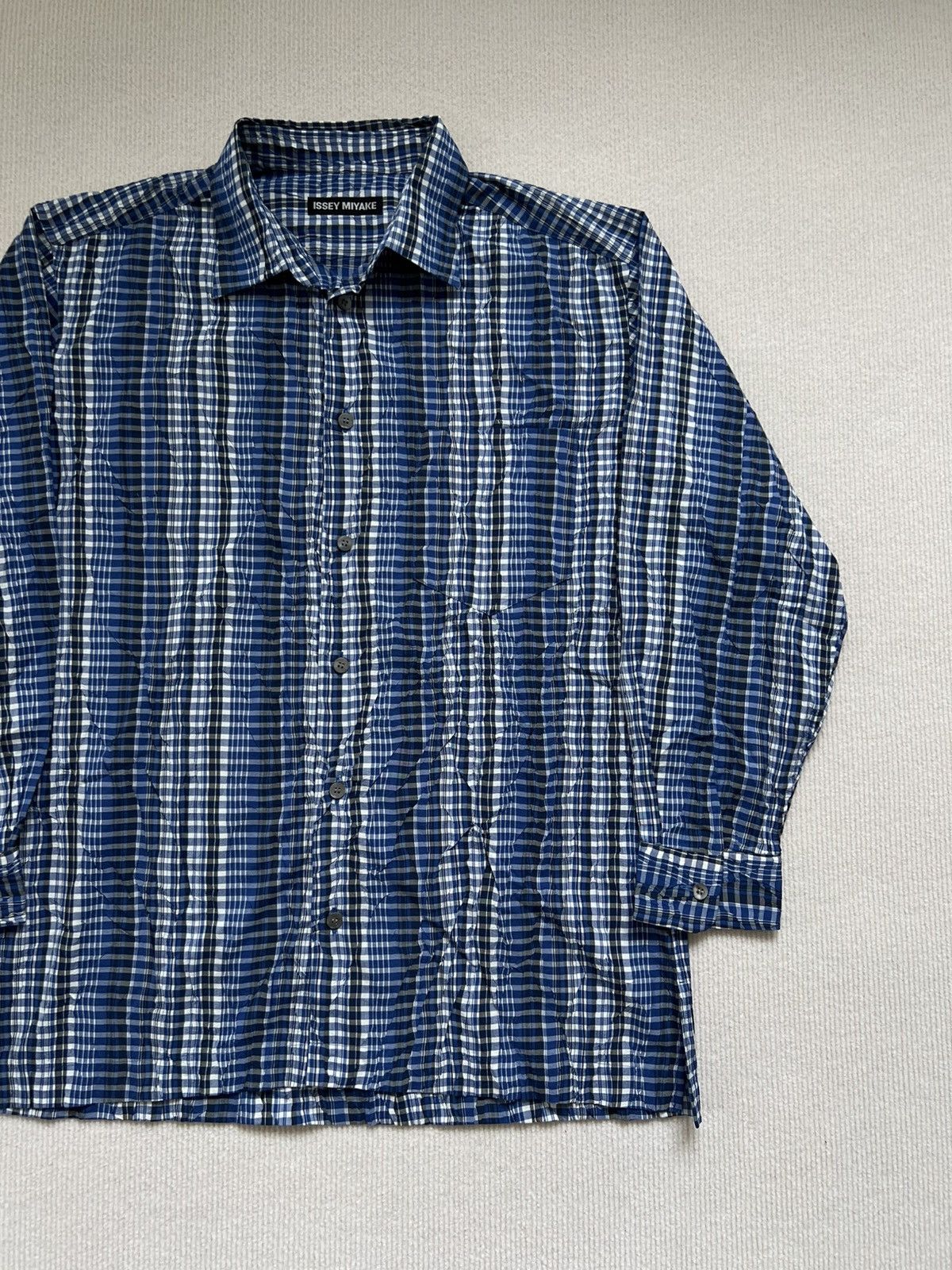 Vintage Issey Miyake textured shirt Size US L / EU 52-54 / 3 - 1 Thumbnail
