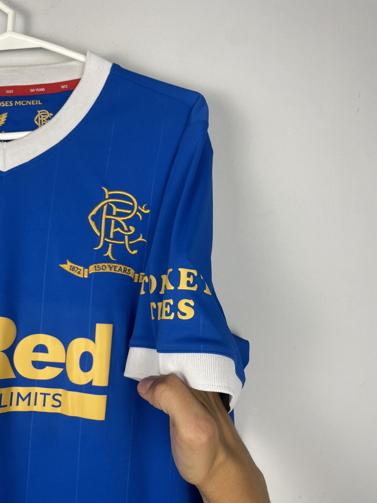 Castore Glasgow Rangers 2021 2022 jersey home kit Size US M / EU 48-50 / 2 - 2 Thumbnail