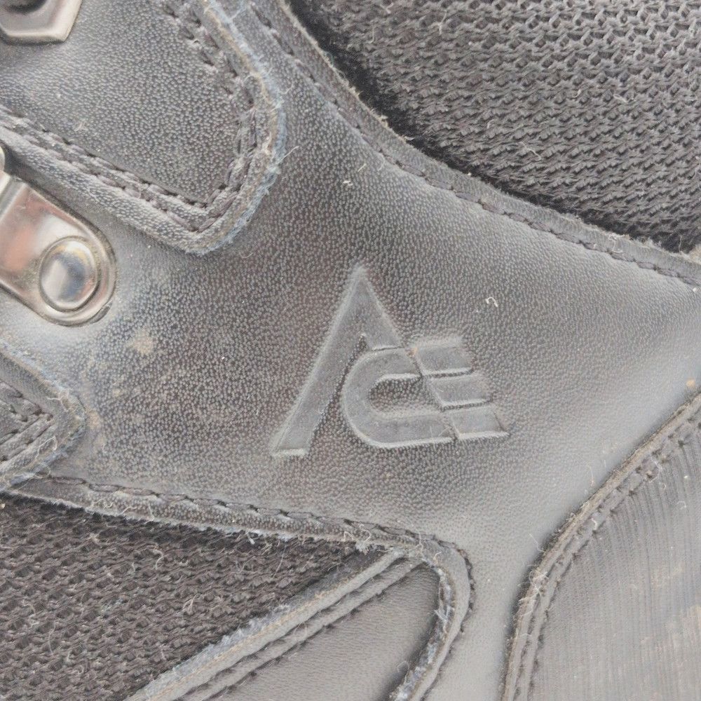 Ace Boot Co. Black Leather Unisex Work Boots M 7 W 8.5 Ace 69238 Voyager Size US 7 / EU 40 - 5 Thumbnail