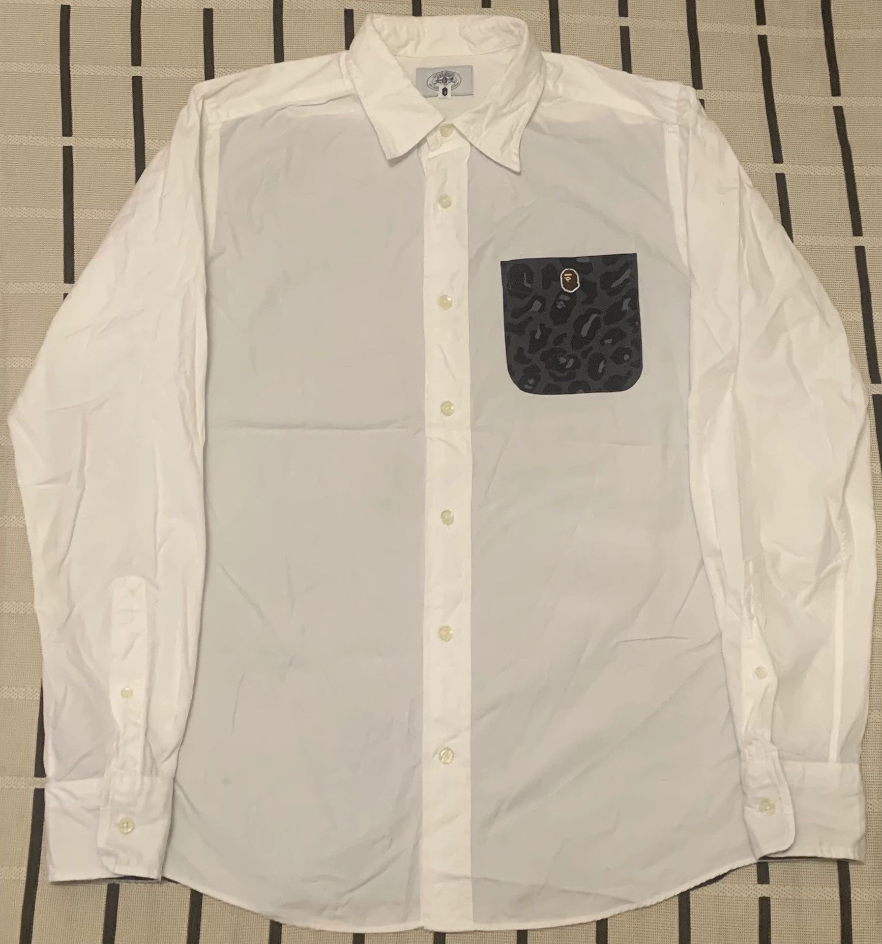 Bape Bape Camo Ape Head Gray Shirt S Men Size US S / EU 44-46 / 1 - 1 Thumbnail