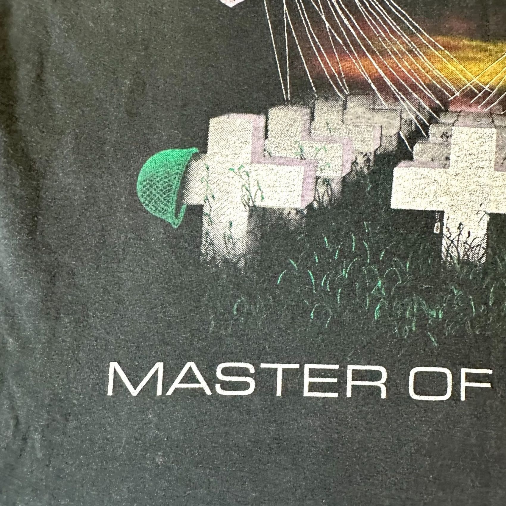 Vintage VINTAGE Metallica Shirt Adult M Black Master of Puppets Heavy Mens Y2K Band T-Shirt Short Sleeve Crew Neck Cotton Jersey Classic 90s Size US M / EU 48-50 / 2 - 5 Thumbnail