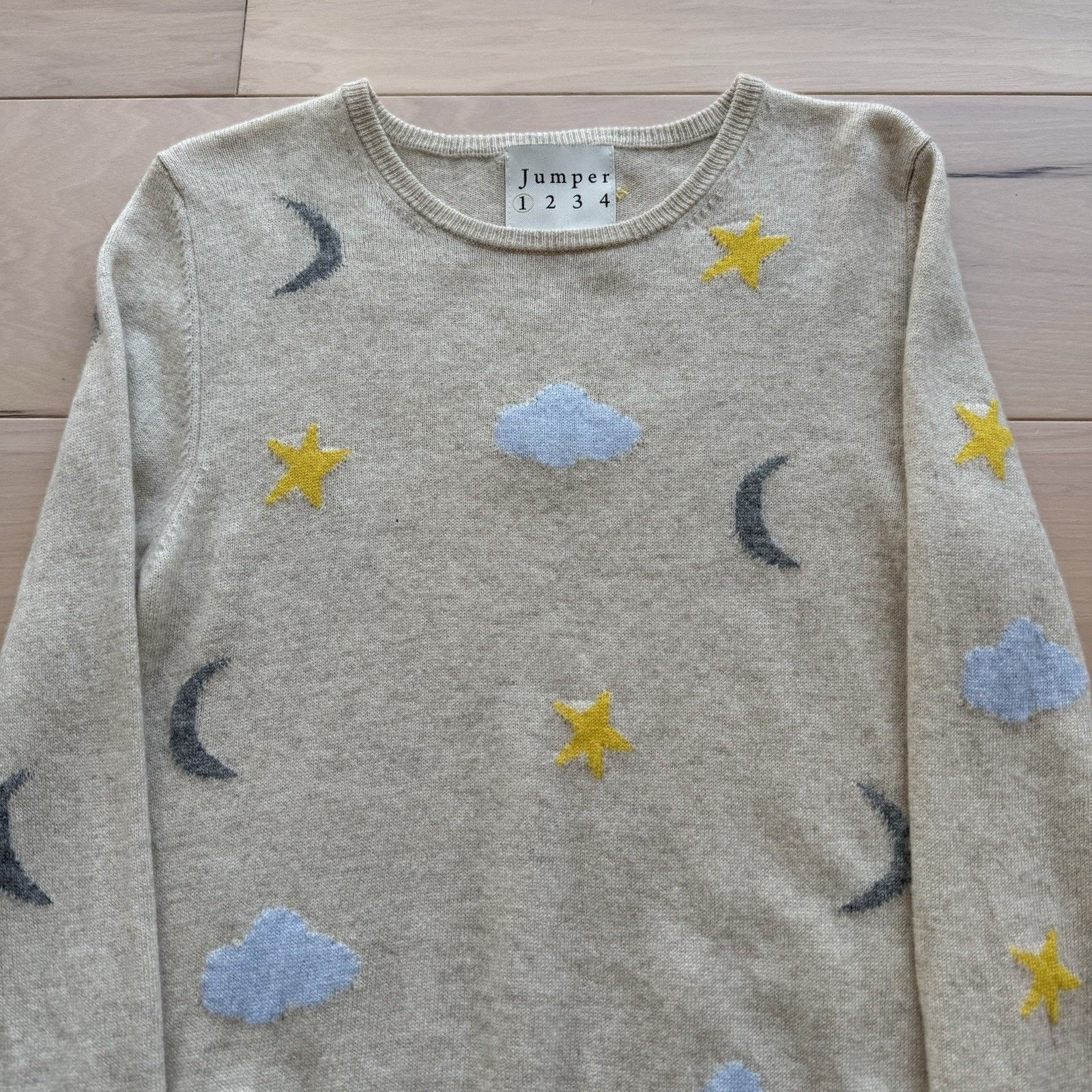 Other Jumper 1234 Cashmere Sweater 1 Multicolor Star Art Wool Size S / US 4 / IT 40 - 3 Thumbnail