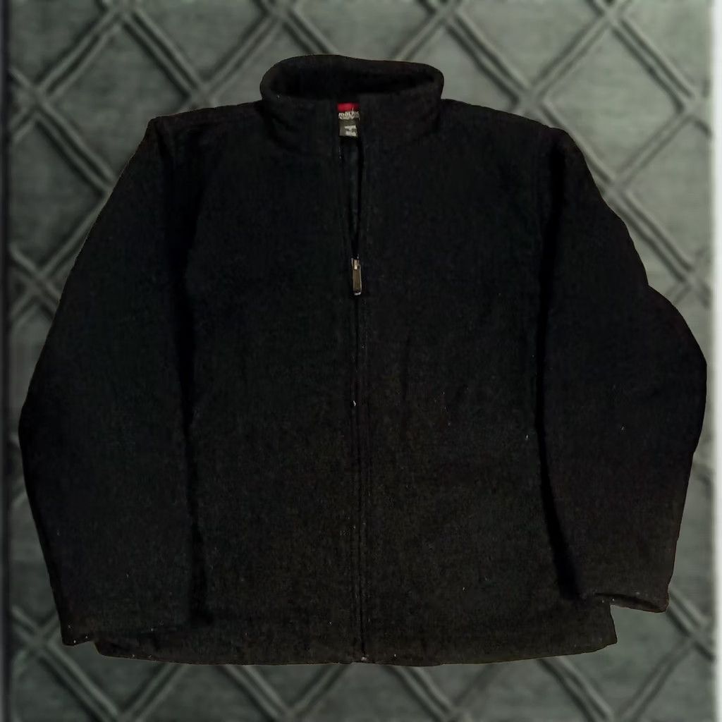 Vintage Woolrich Women's Wool Jacket Charcoal Heather Full Zip Nylon Lined Coat Medium Size M / US 6-8 / IT 42-44 - 1 Thumbnail