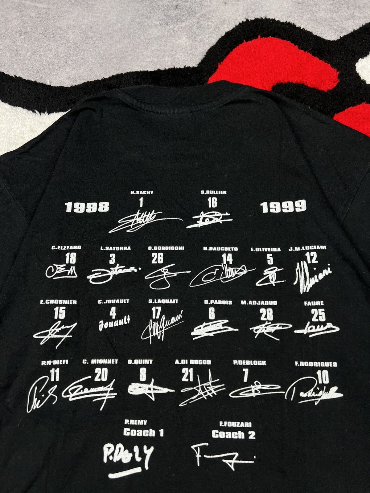 Vintage Vintage FC Sedan Ardennes Football Soccer 1999 France Tee Size US L / EU 52-54 / 3 - 9 Thumbnail