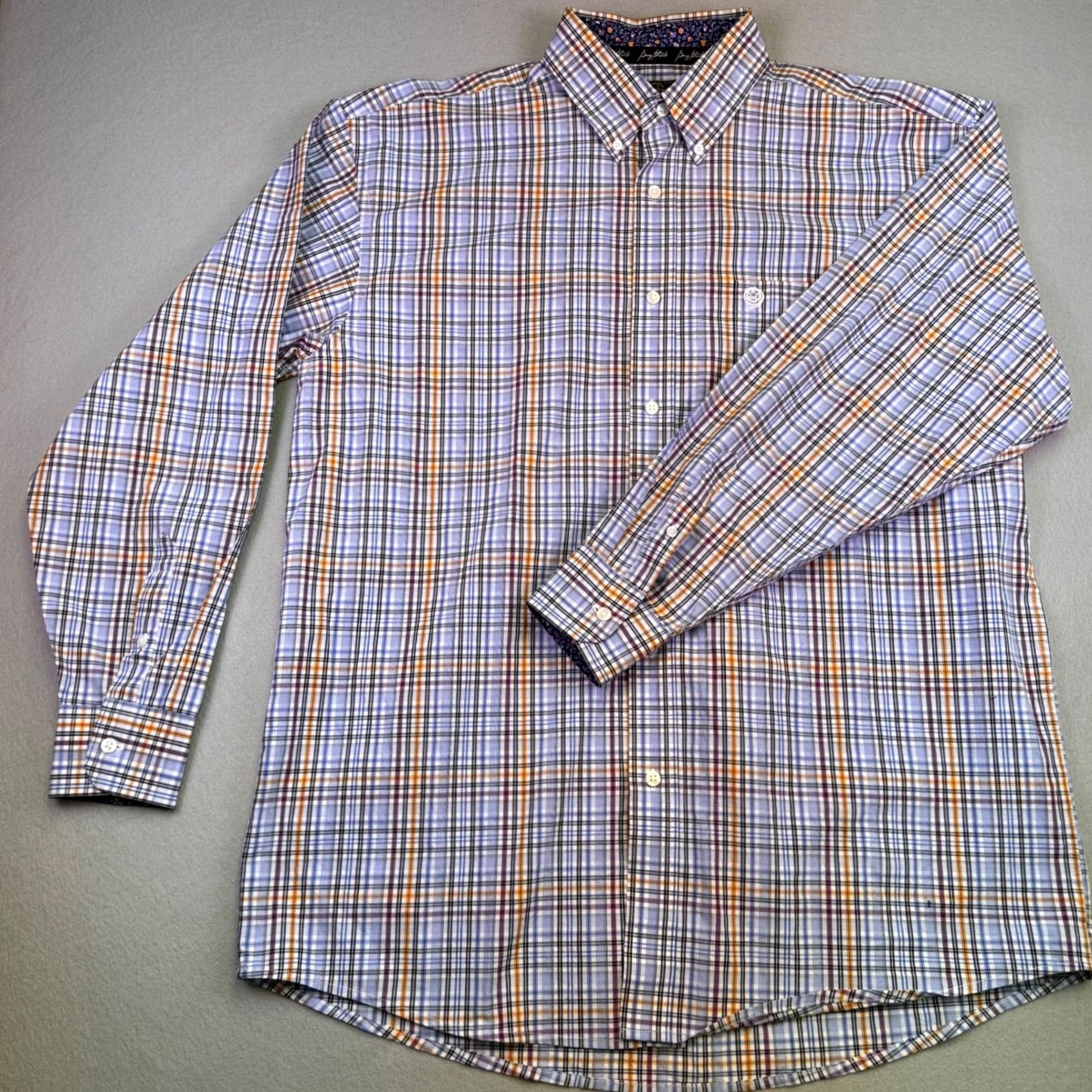 Wrangler VINTAGE Wrangler George Strait Collection Button Down Shirt Mens XL Plaid Western Size US XL / EU 56 / 4 - 3 Thumbnail