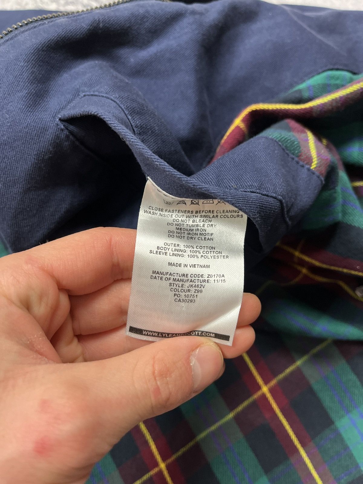 Lyle & Scott Lyle&Scott Plaid Lined Collared Bomber Jacket Old Money Size US XL / EU 56 / 4 - 16 Thumbnail